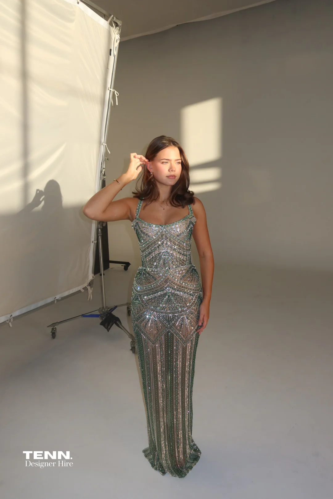 Blush Rose Gown - Emerald (TENN Exclusive) - Image 6