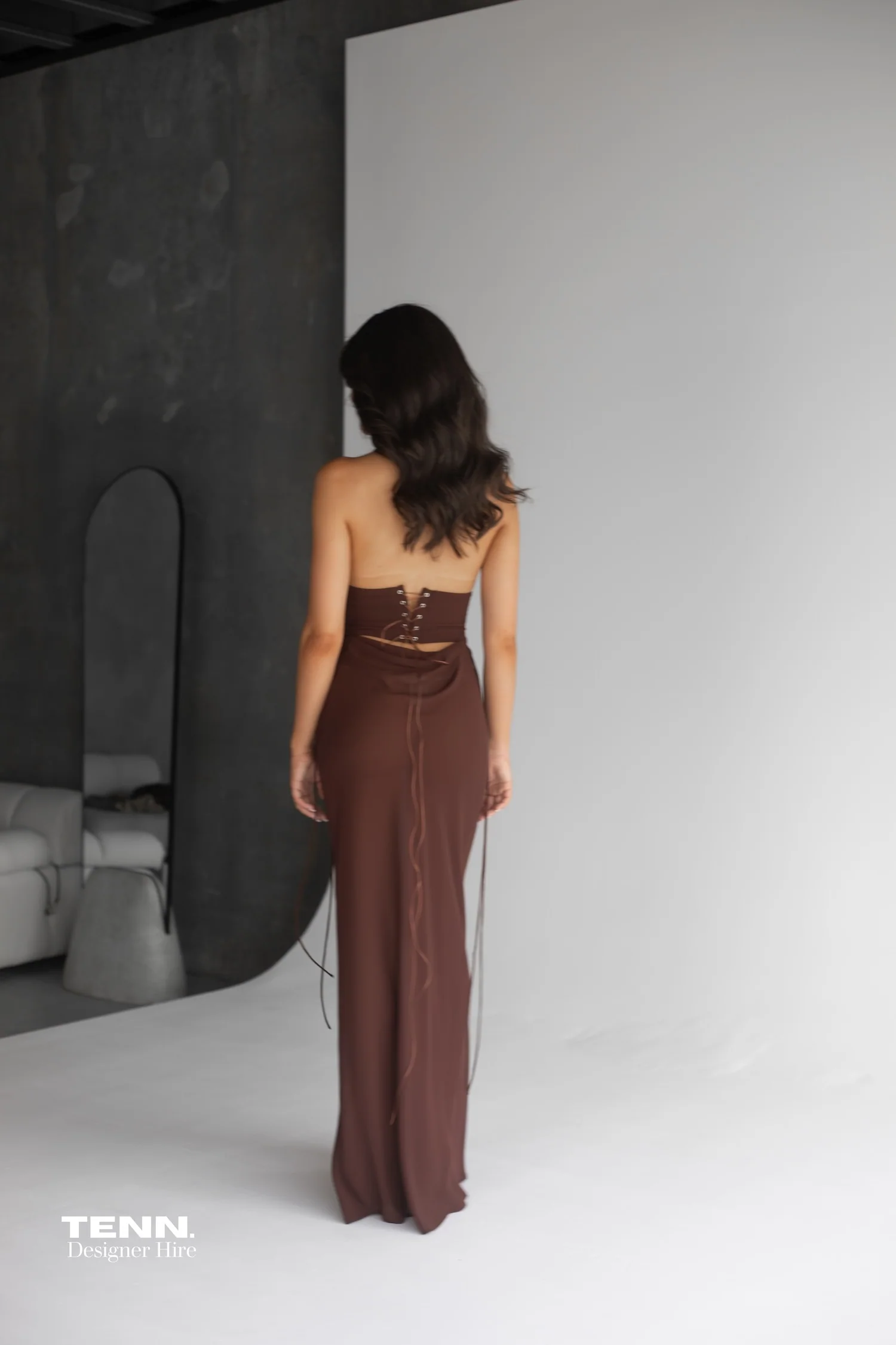 Bronte Top & Allira Skirt set - Espresso - Image 7