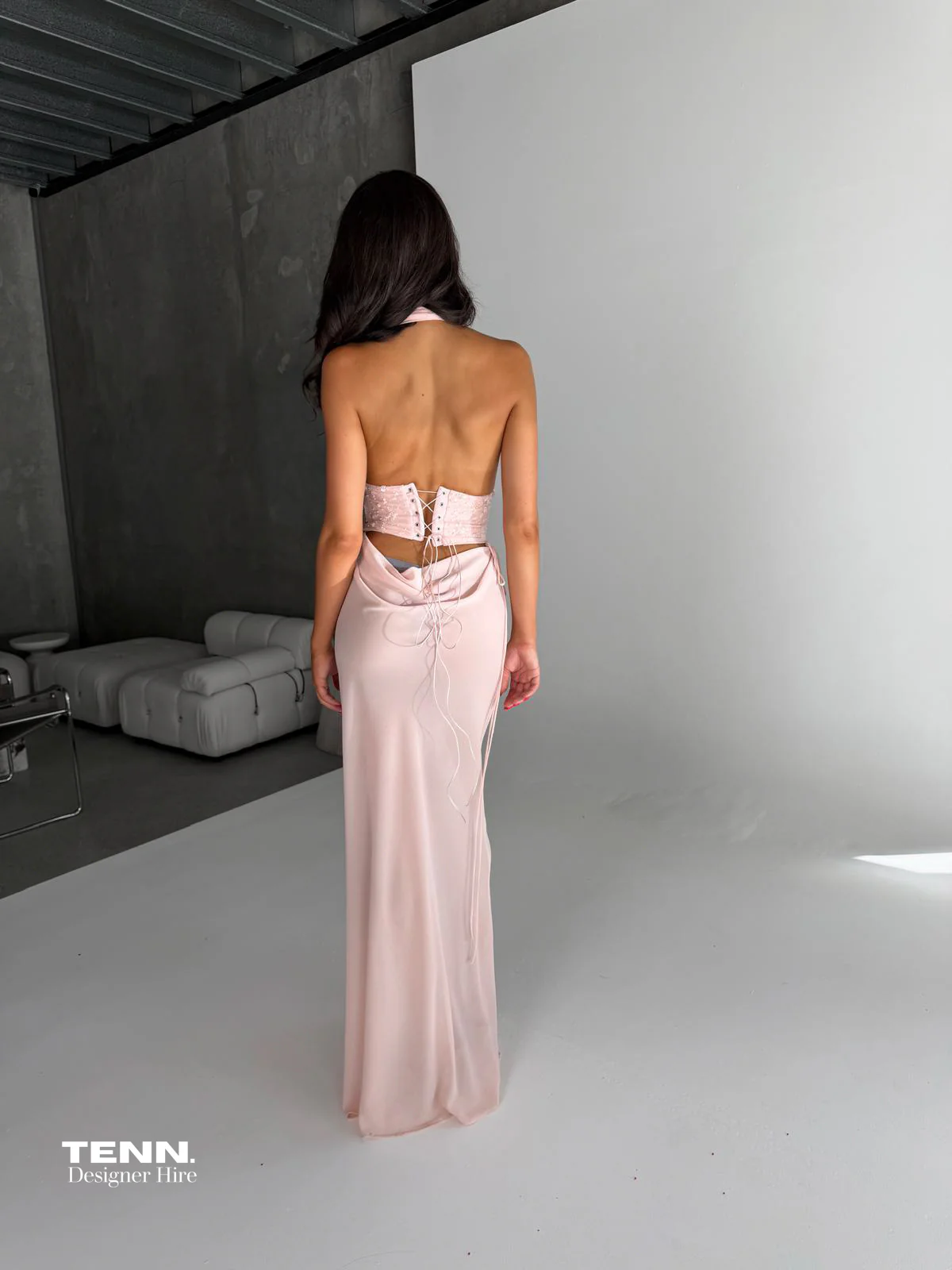 Bronte Top & Alliria Skirt set - Baby Pink - Image 2