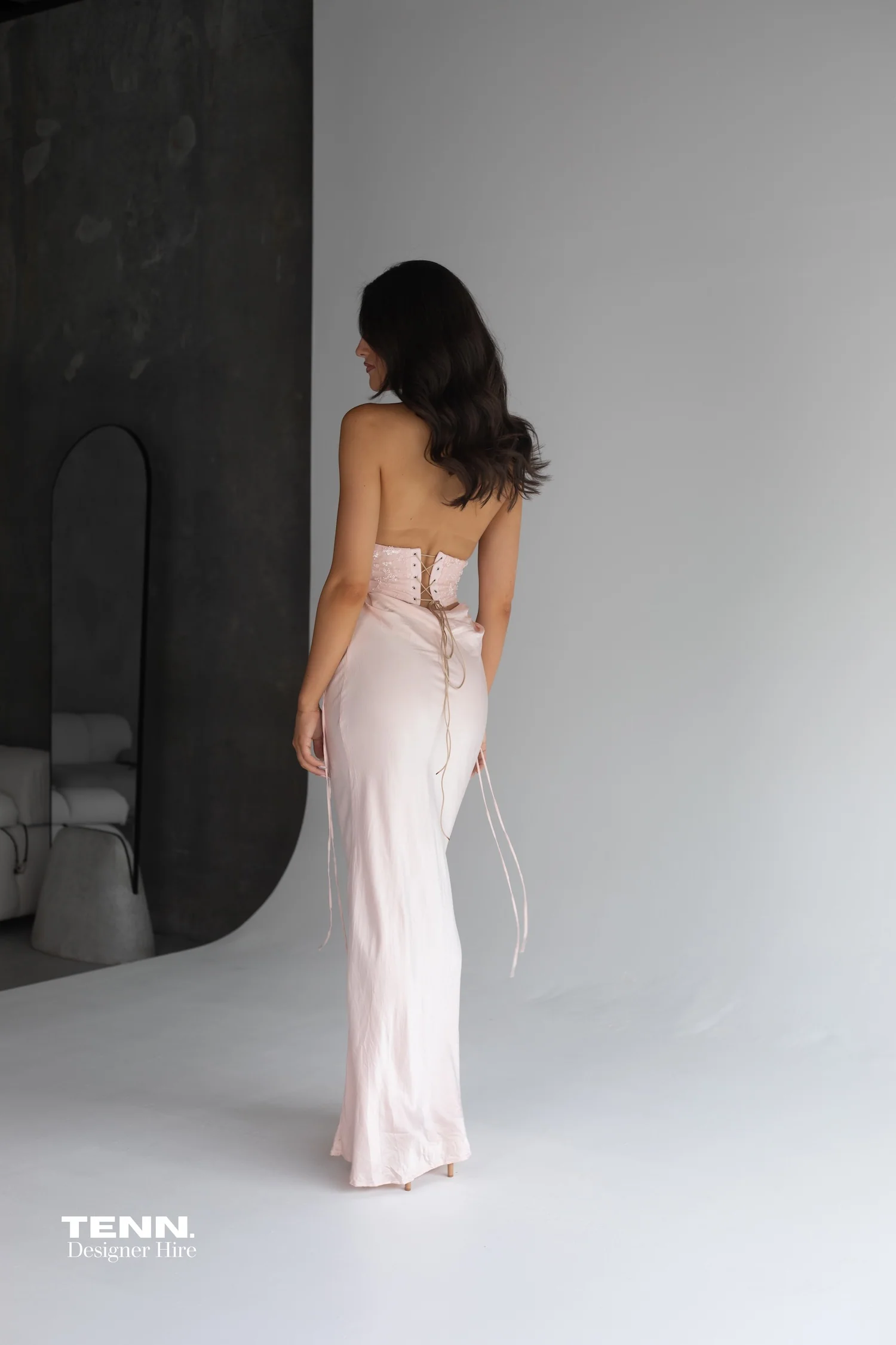 Bronte Top & Evelyn Skirt set - Baby Pink - Image 7