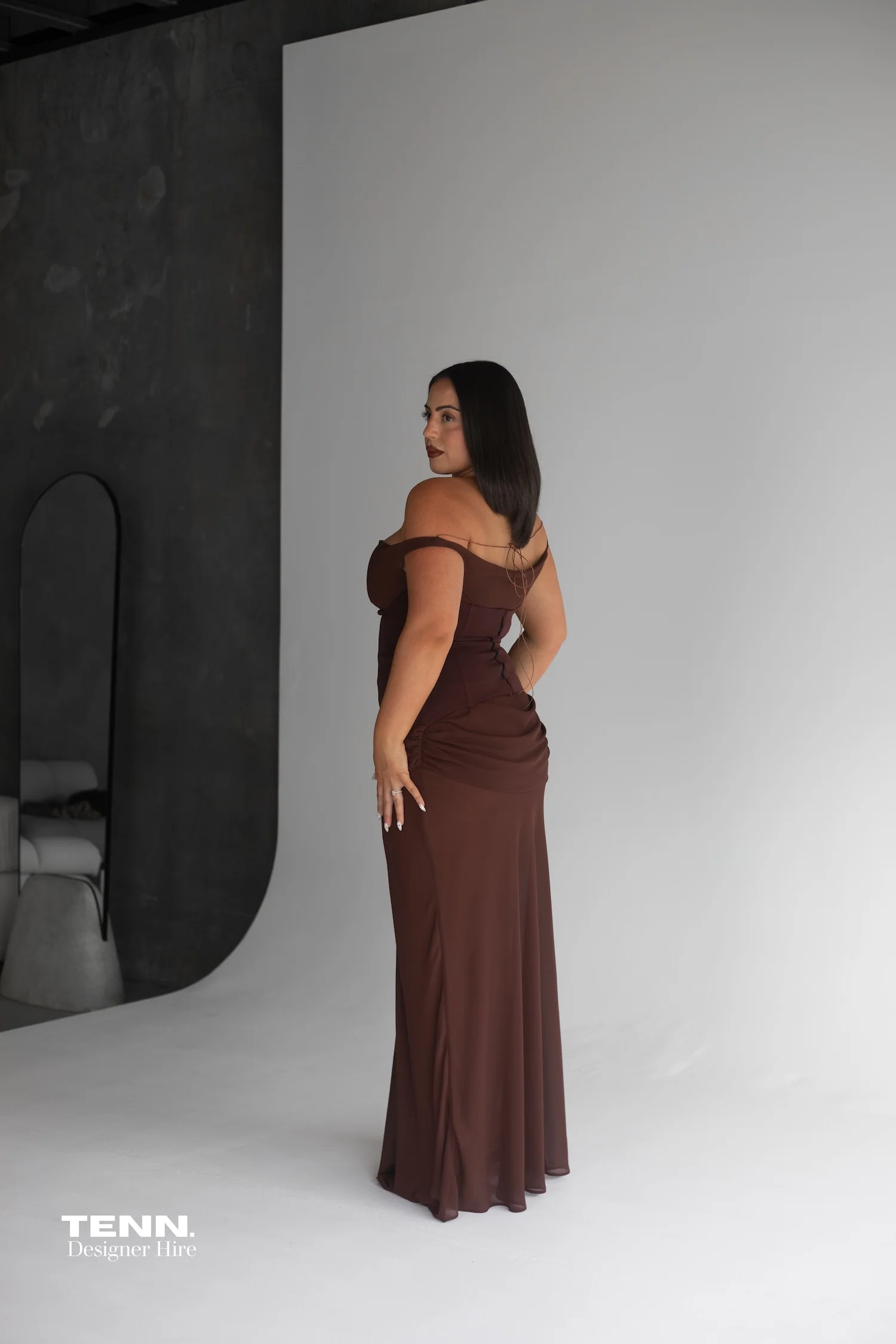 Cadence gown - Espresso - Image 6