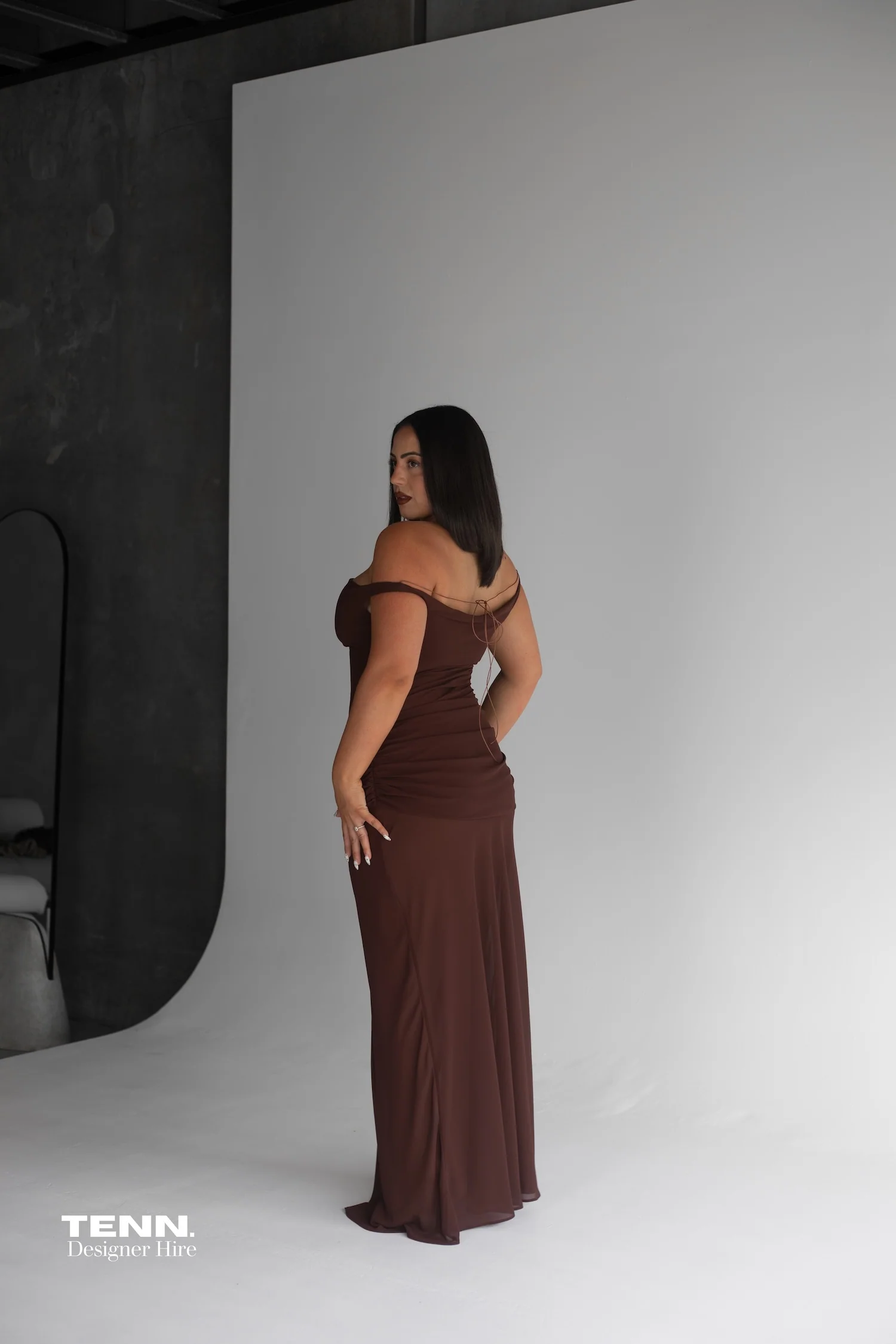 Cadence gown - Espresso - Image 8