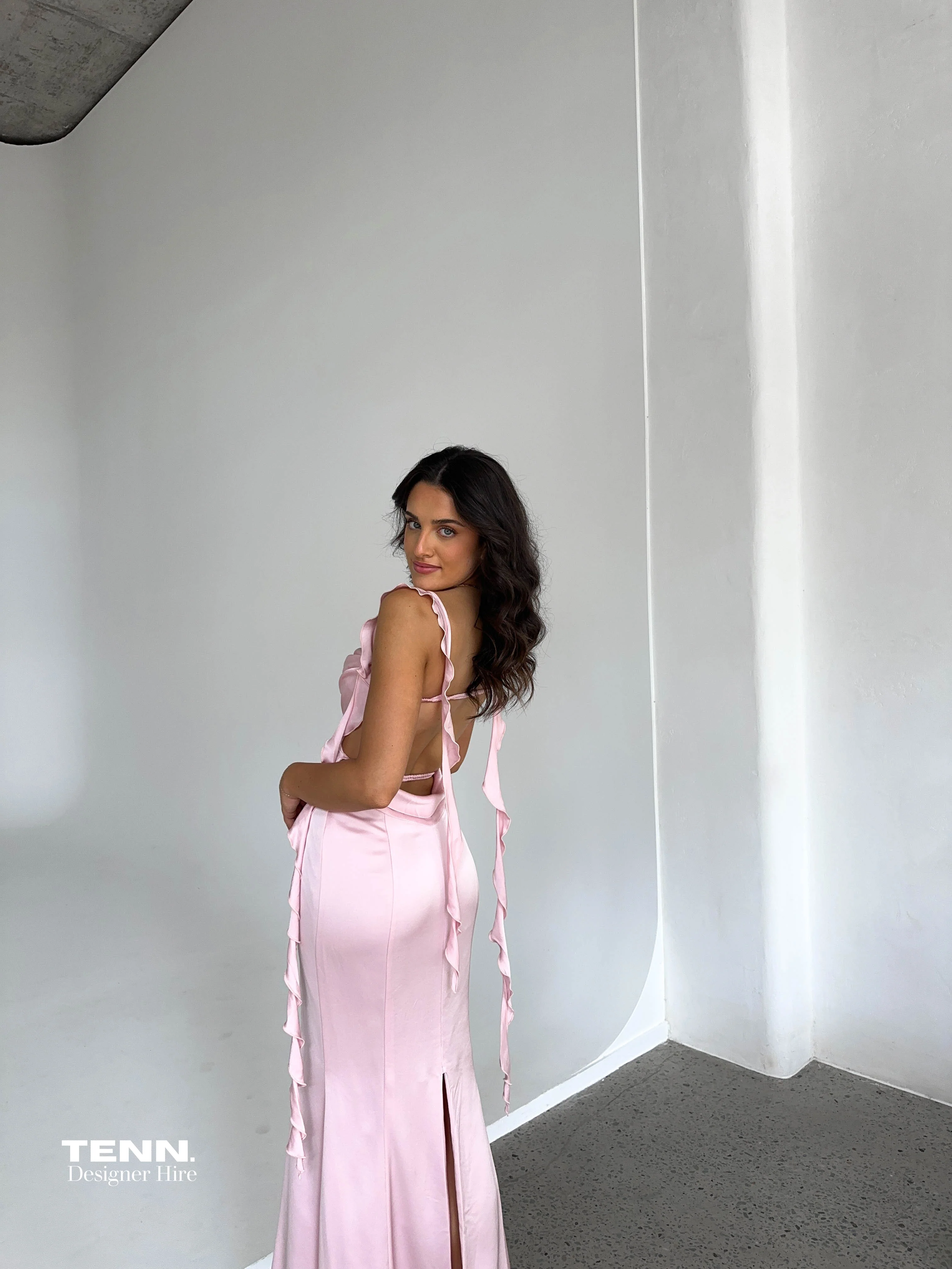 Caroline Dress - Baby Pink