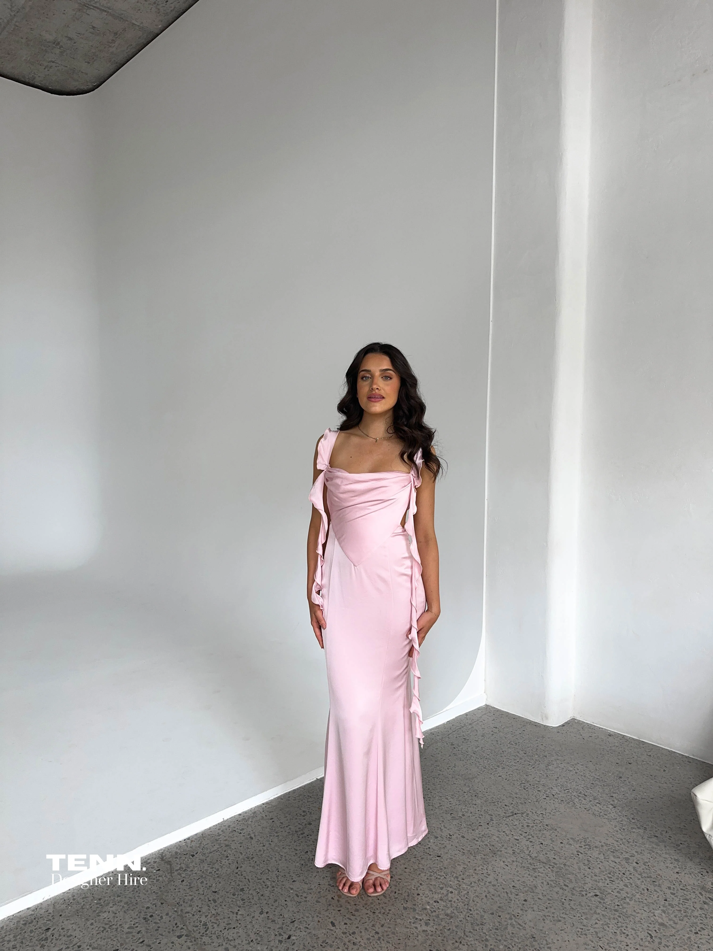 Caroline Dress - Baby Pink - Image 2