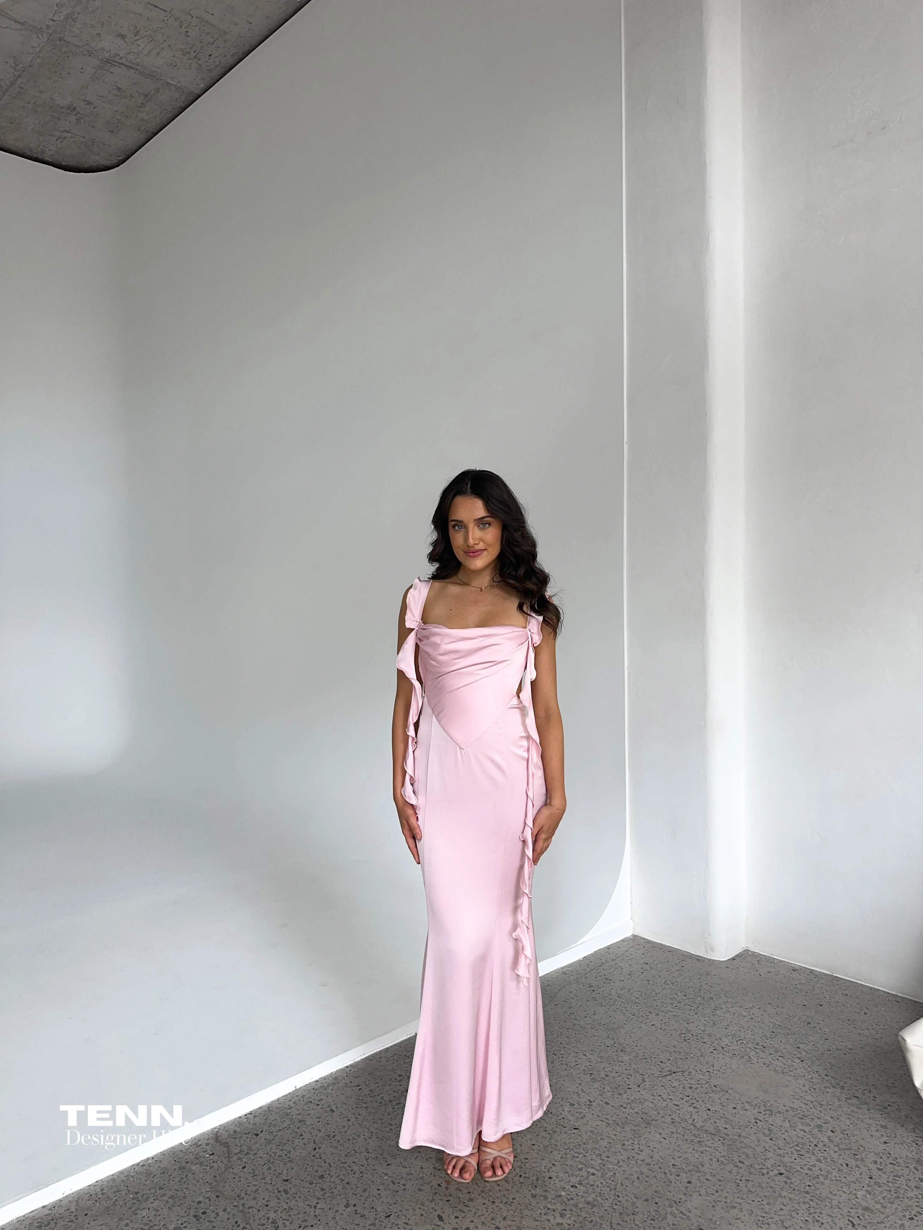 Caroline Dress - Baby Pink - Image 3