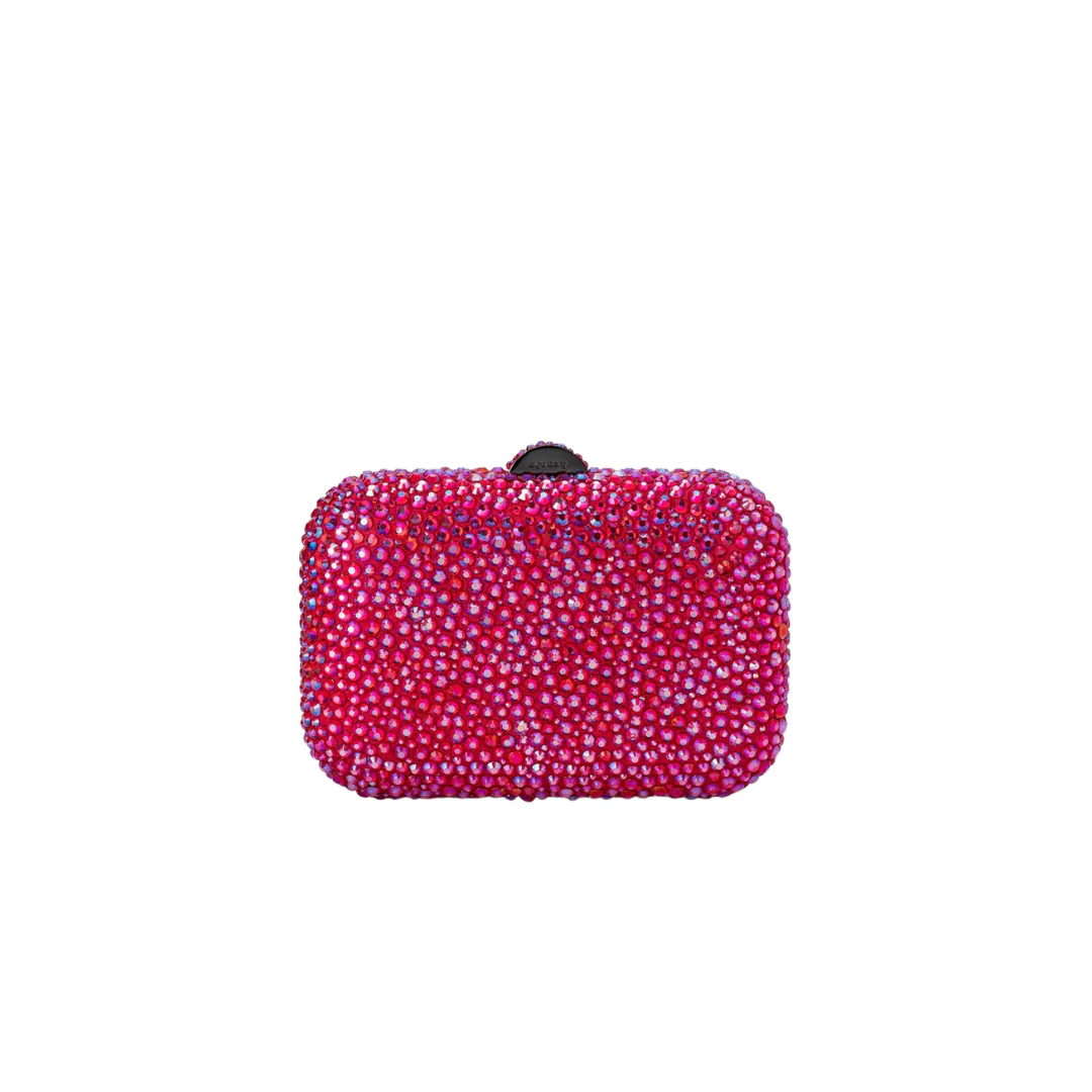 Casey Encrusted Clutch - Pink