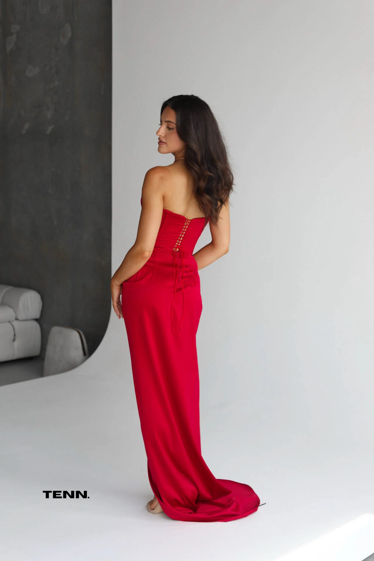 Celeste Gown - Red - Image 4