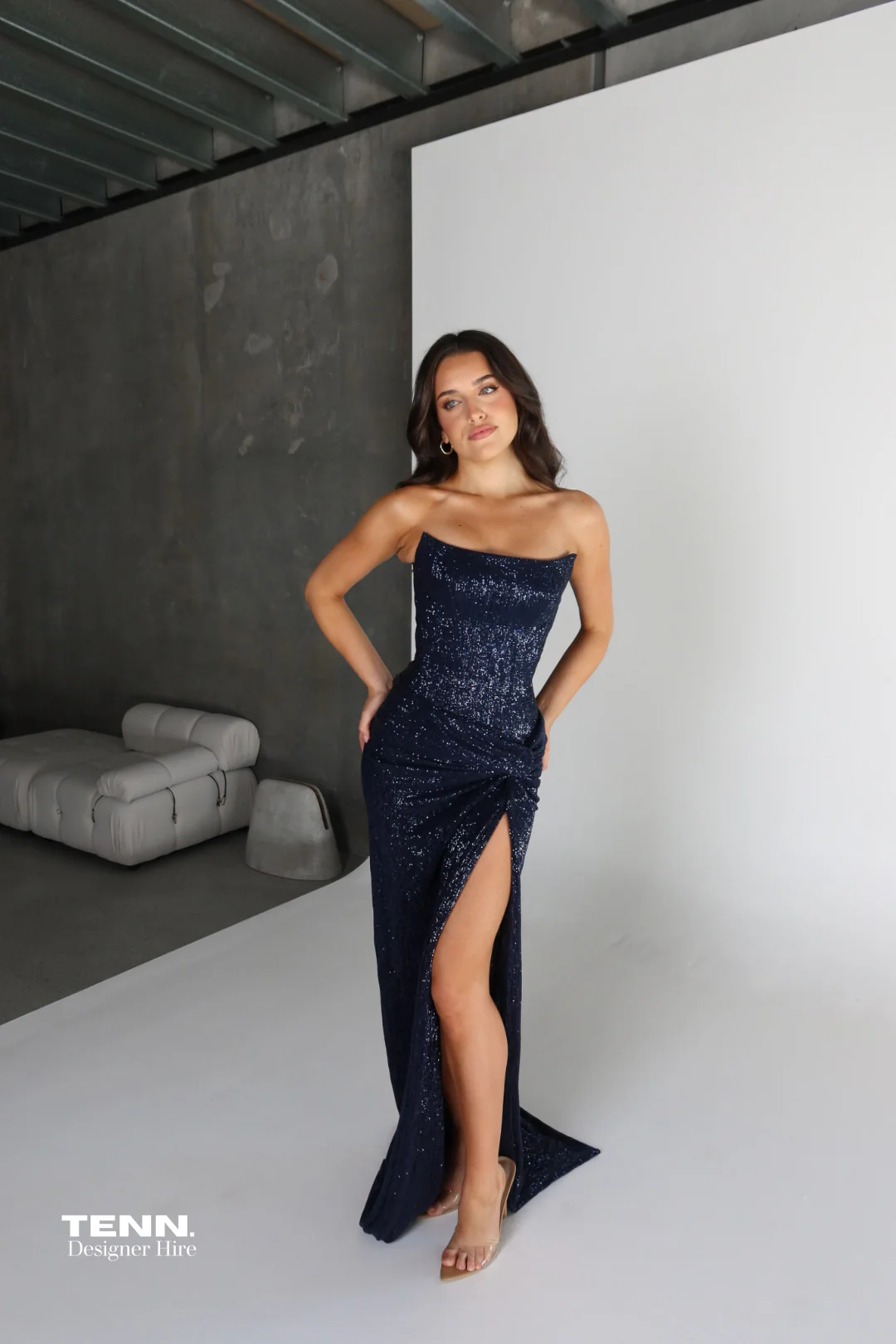 Chanel Gown - Navy - Image 5