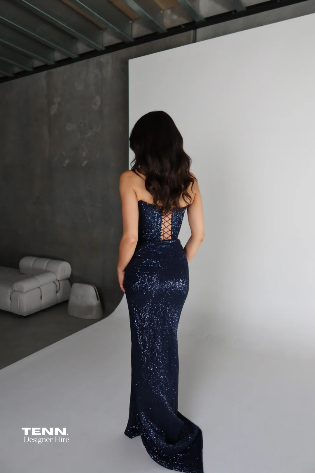 Chanel Gown - Navy - Image 6