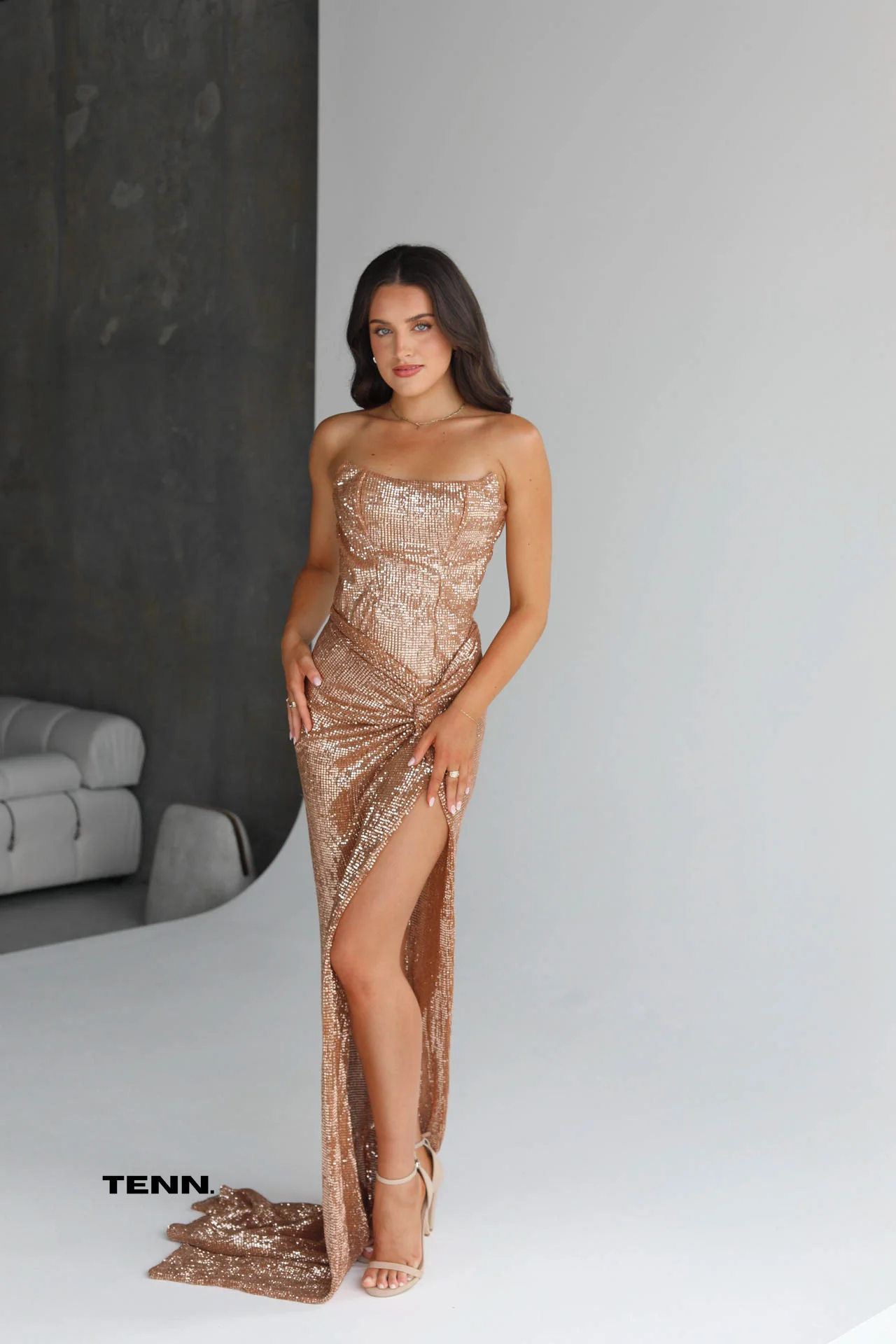 Chanel Gown - Rose Gold - Image 3