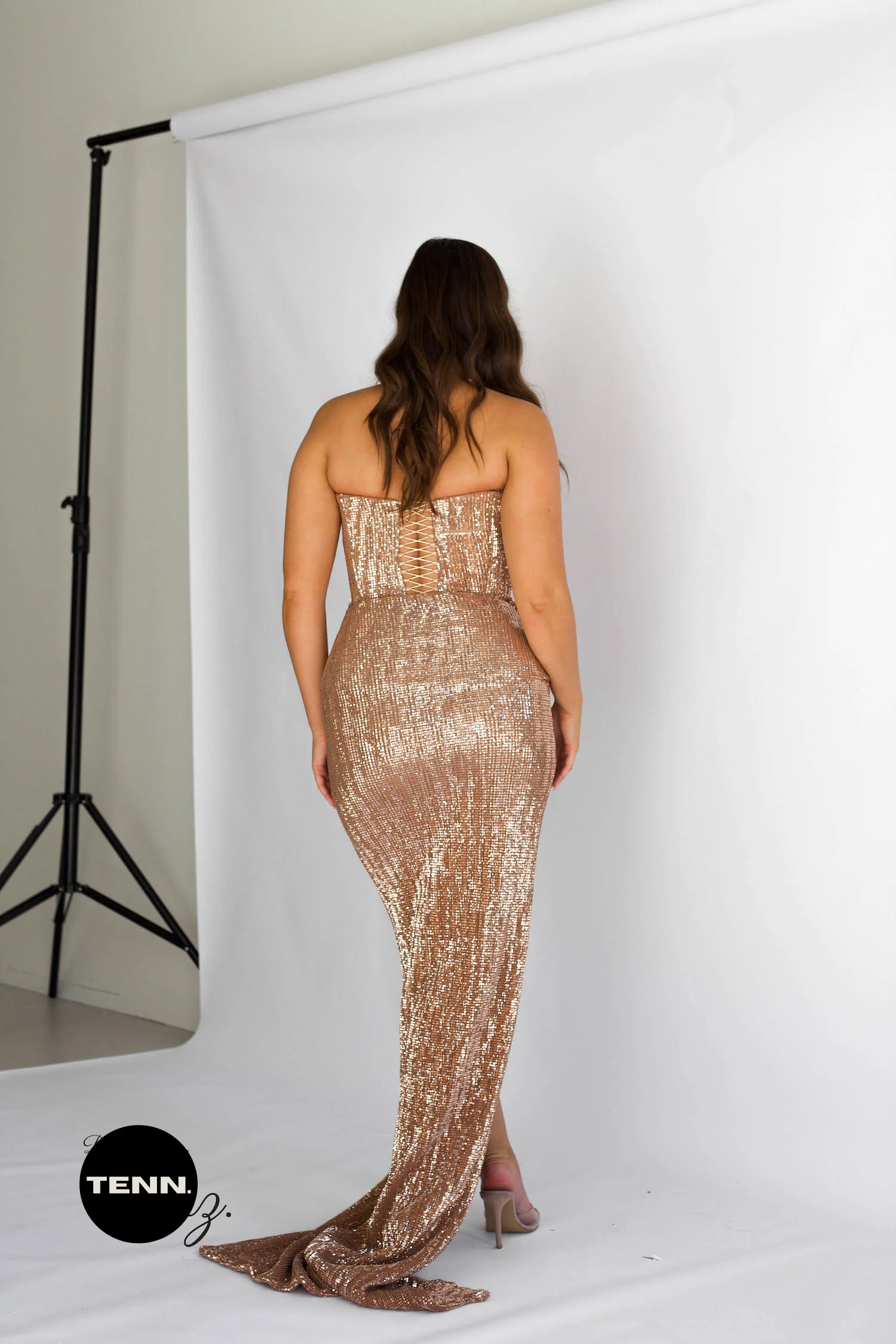 Chanel Gown - Rose Gold - Image 8