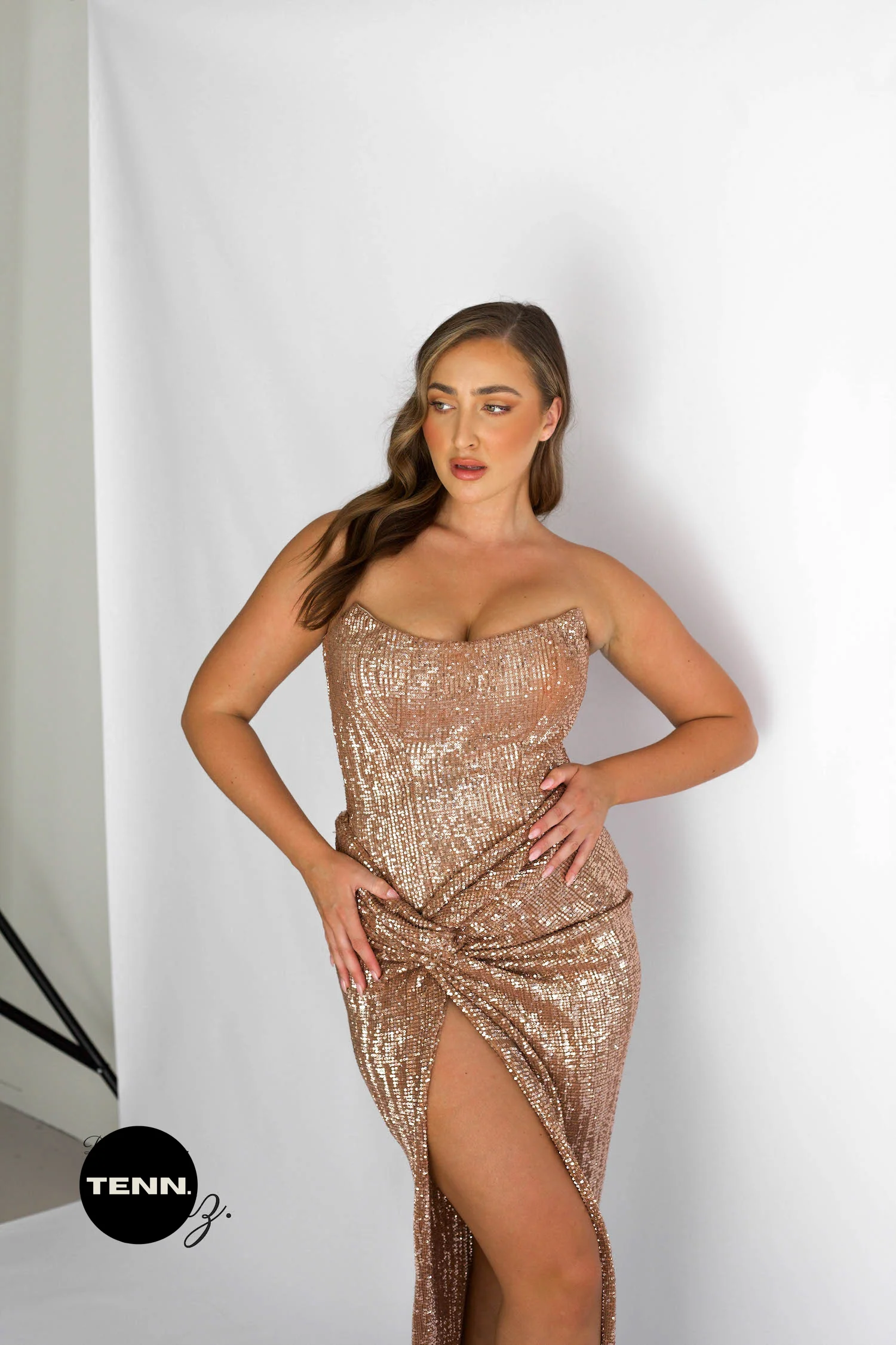 Chanel Gown - Rose Gold - Image 9