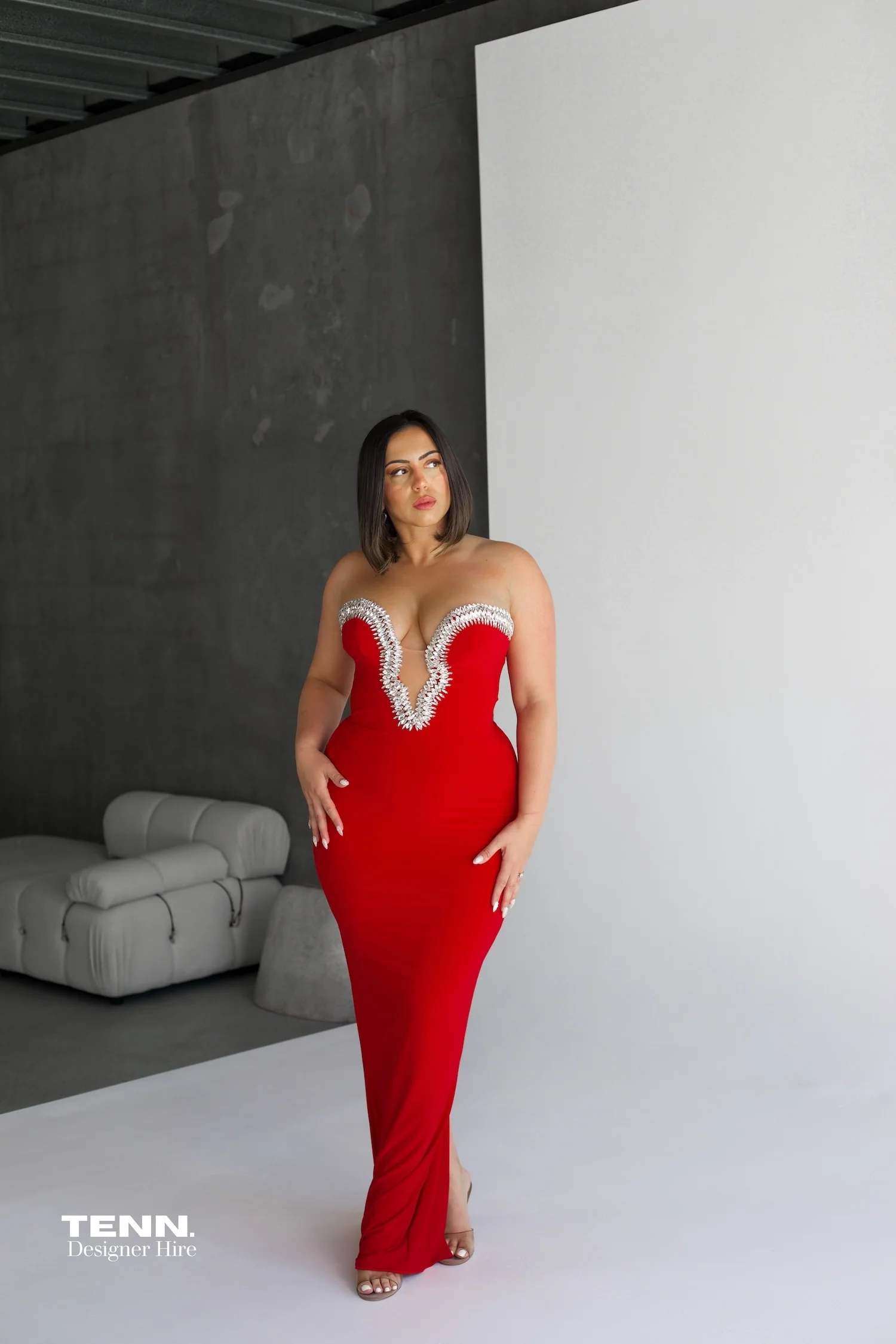 Classica Gown - Red - Image 5