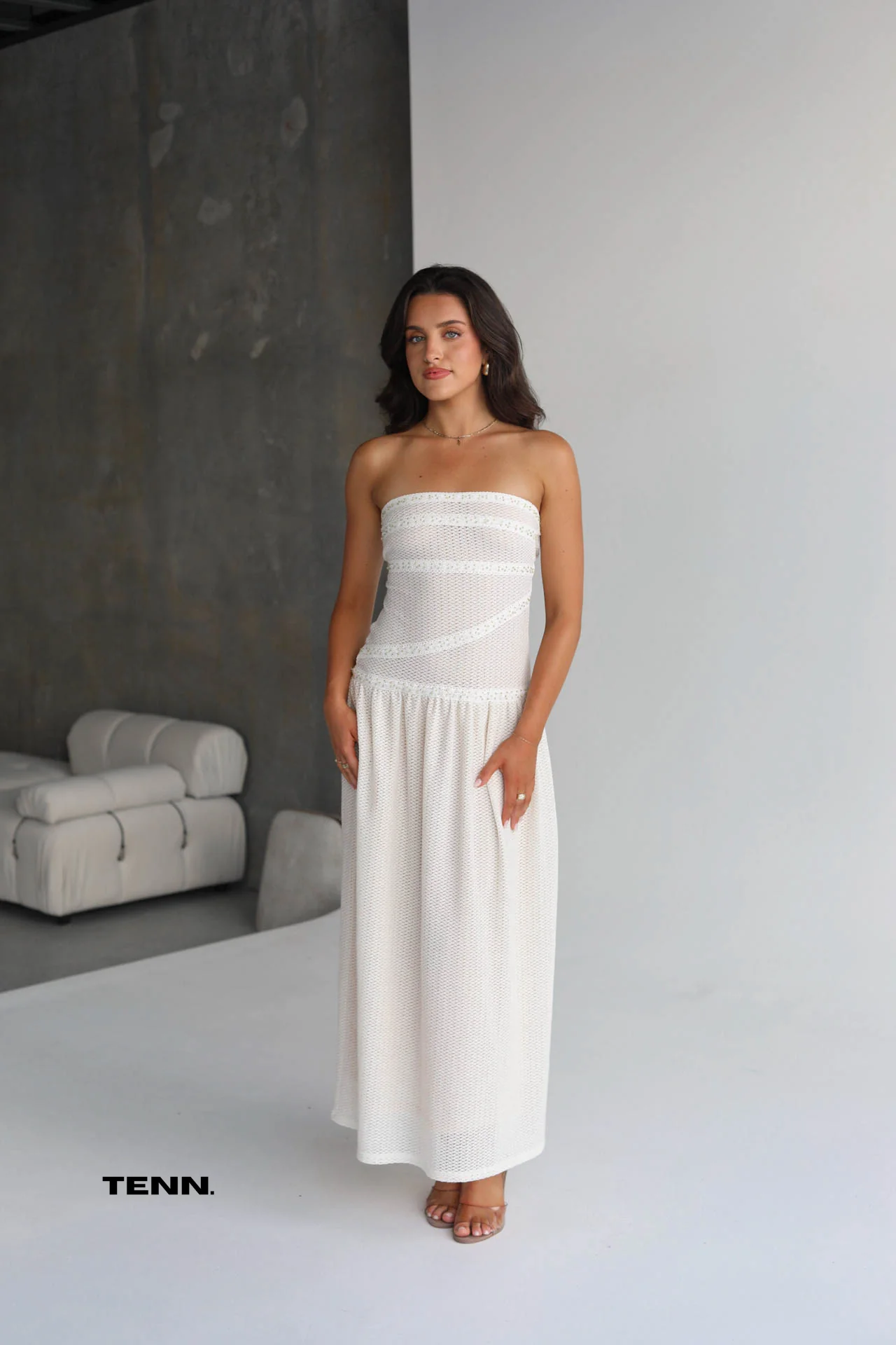 Colette Dress - Ivory - Image 4