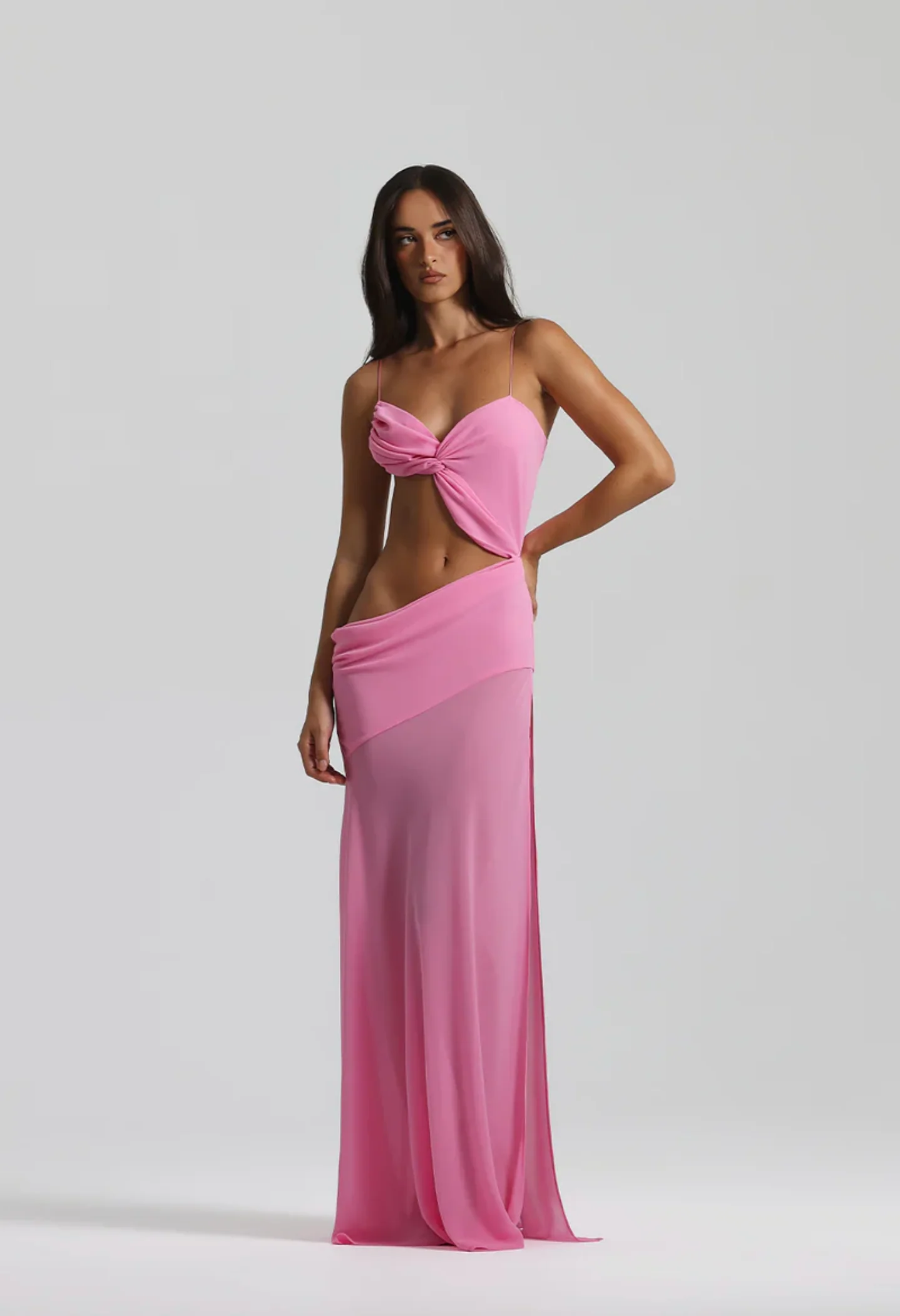 Dahlia Gown - Candy Pink