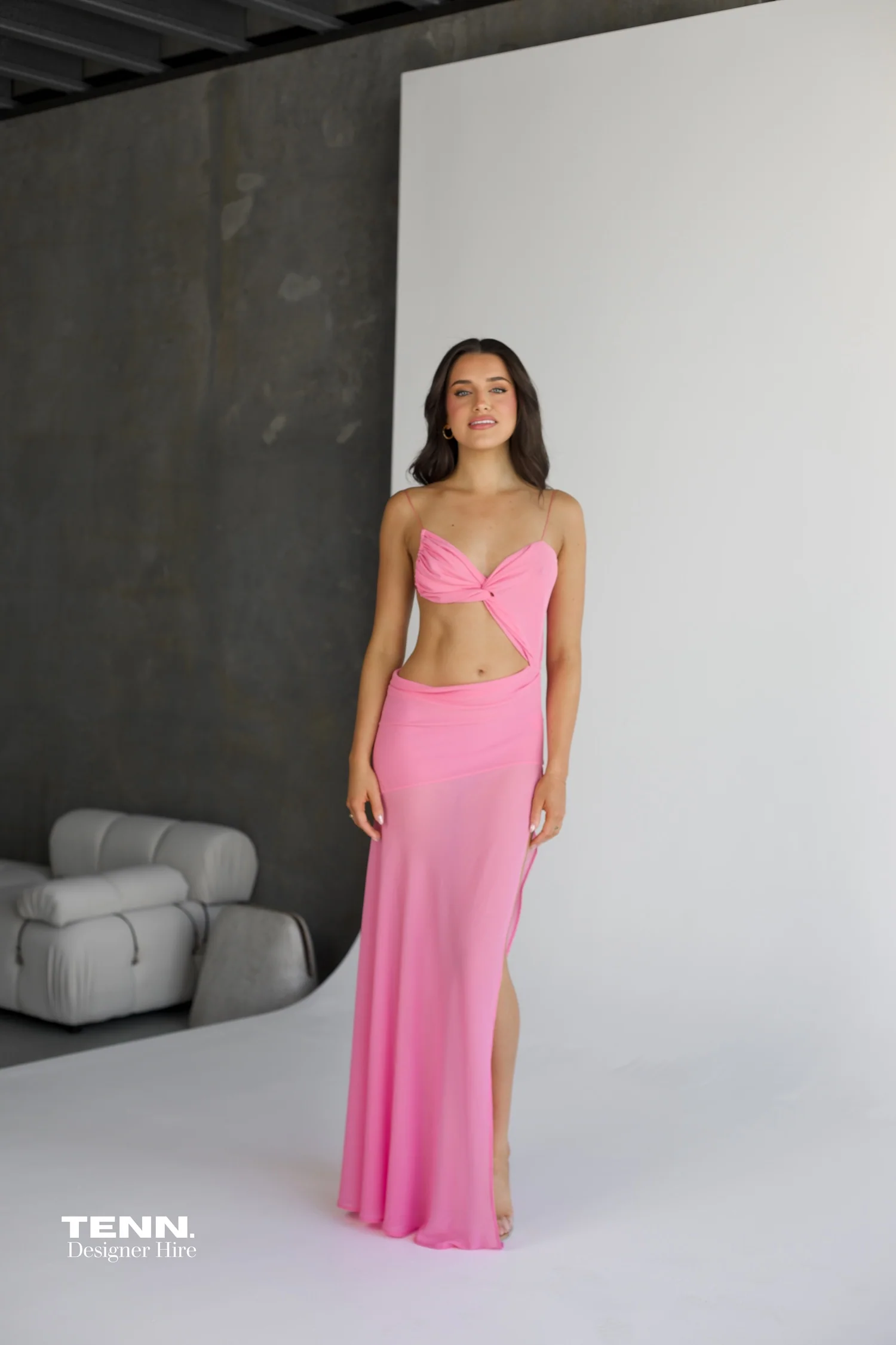 Dahlia Gown - Candy Pink - Image 3