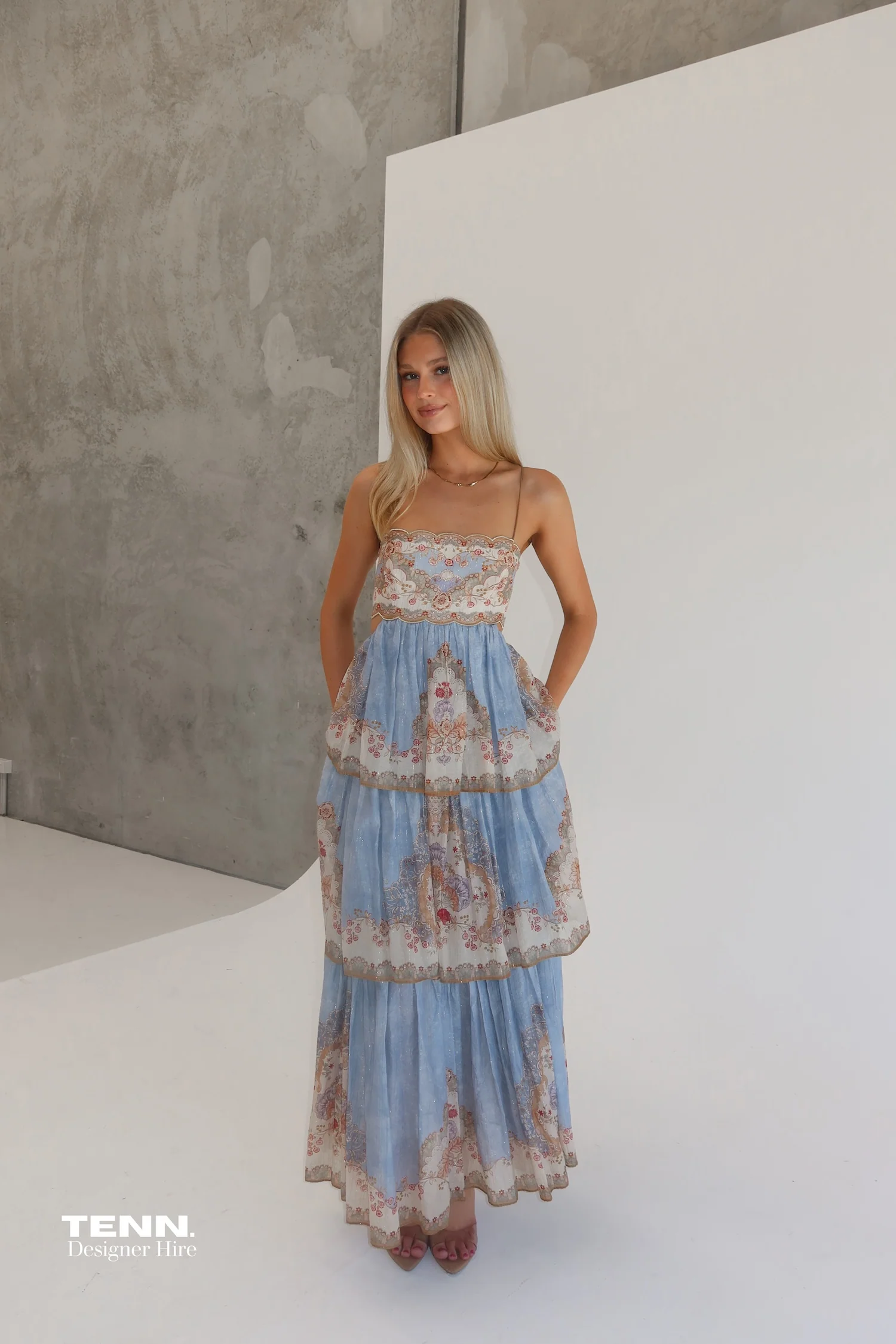 Daylight Tiered Maxi Dress - Image 4