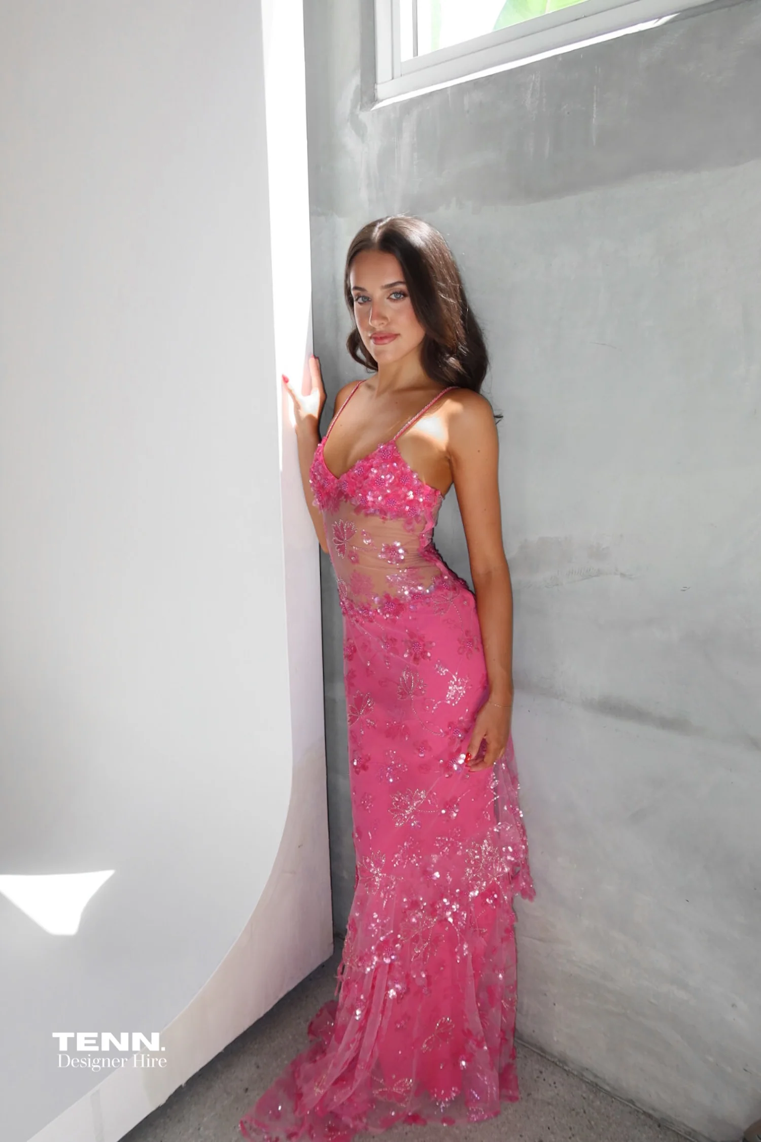 Delilah Maxi Dress - Pink