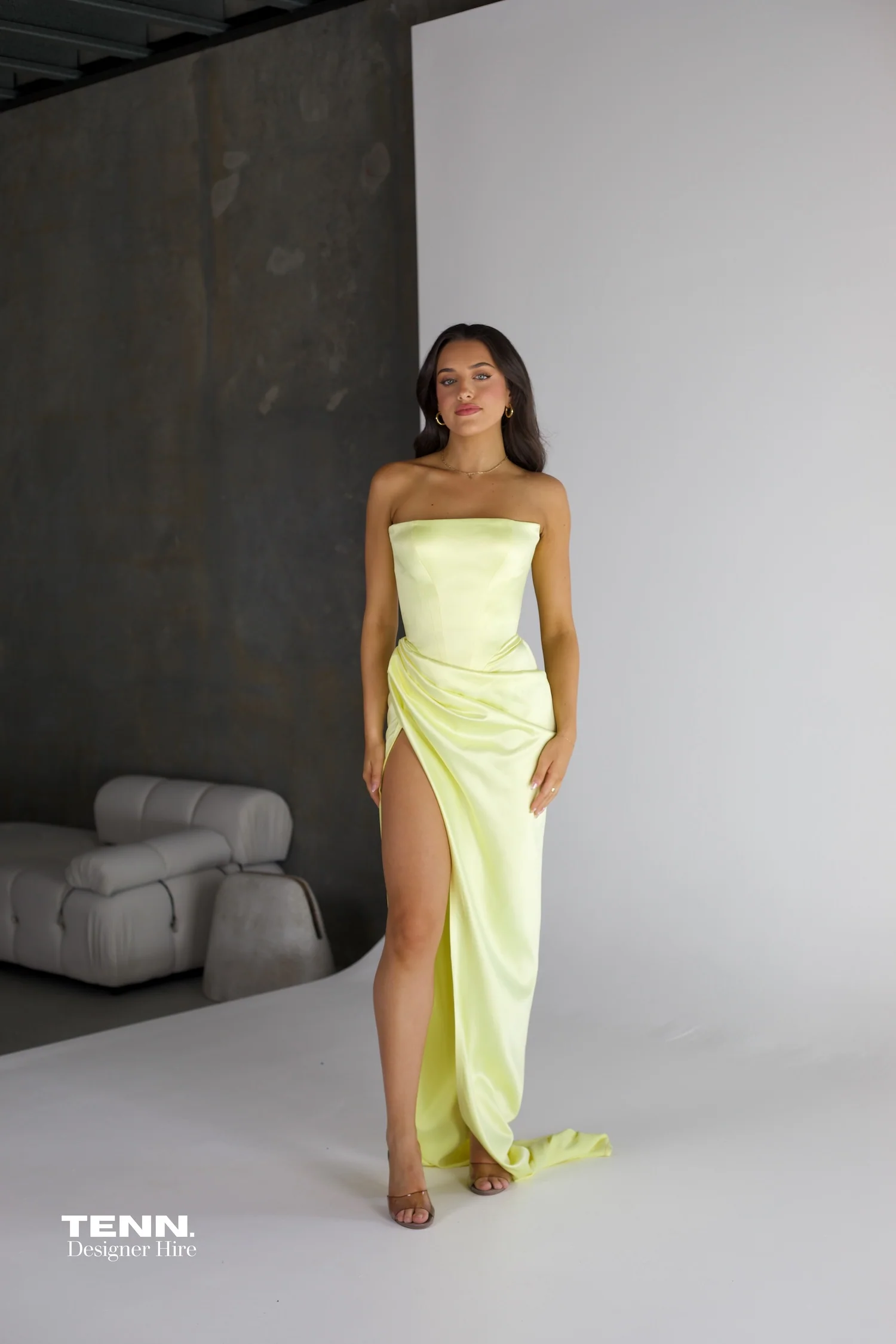 Diour Gown - Lemon