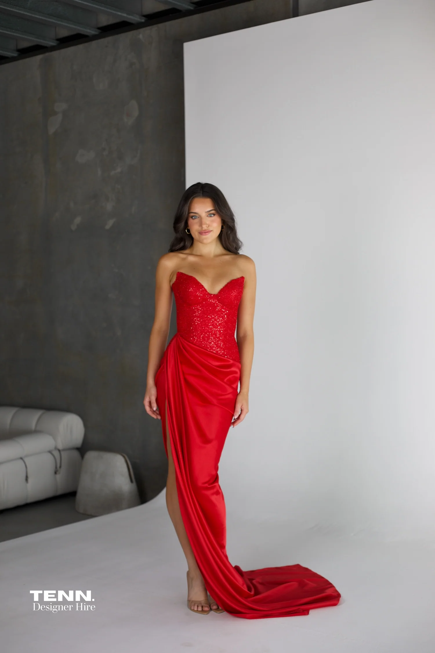 Duchess Gown - Red - Image 3
