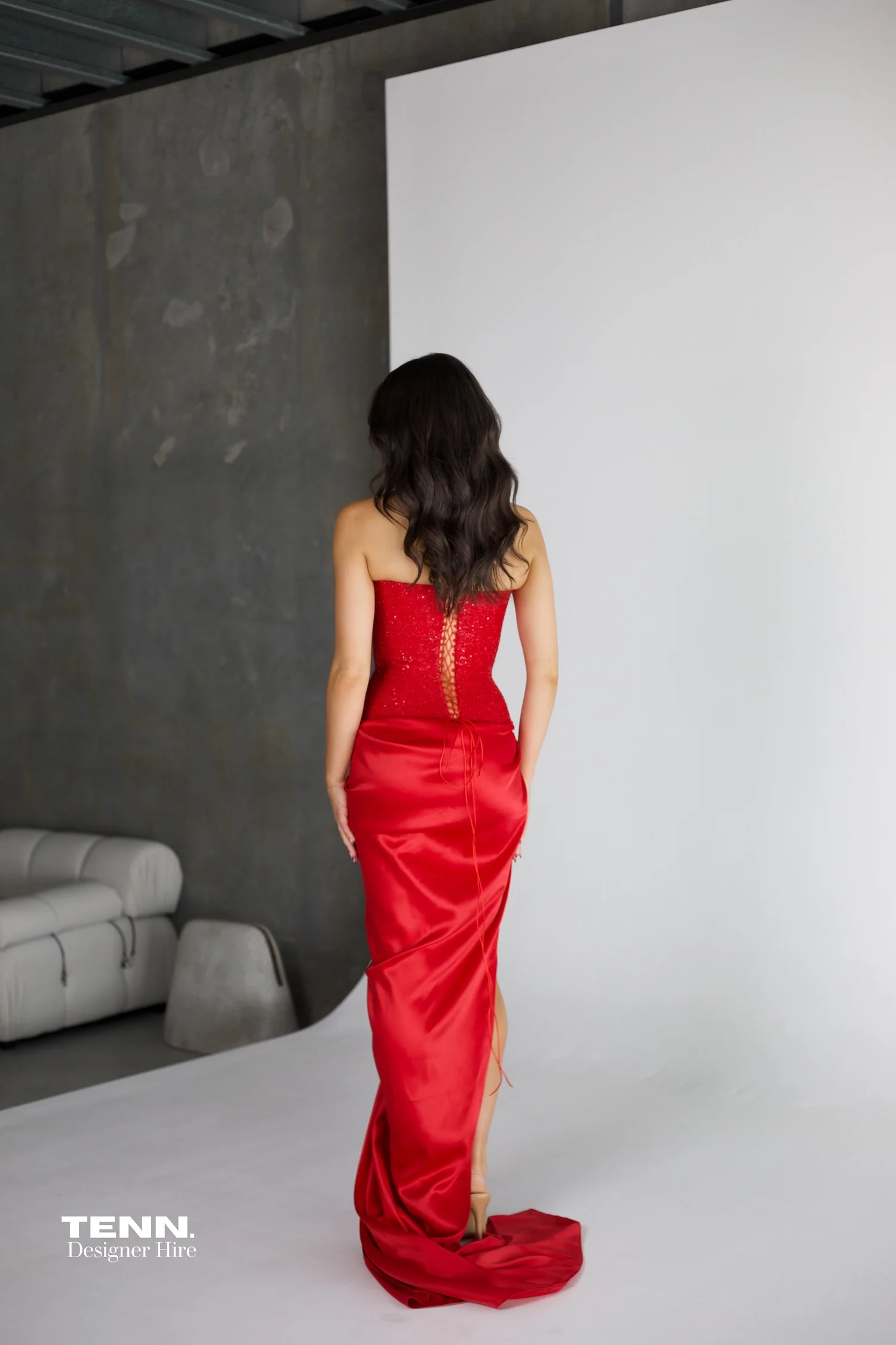 Duchess Gown - Red - Image 5