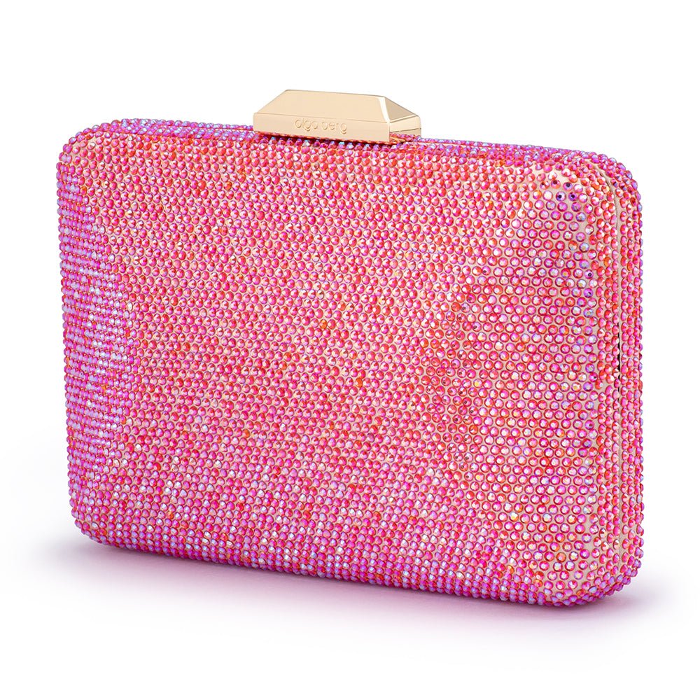 Edith Crystal Clutch - Pink - Image 2