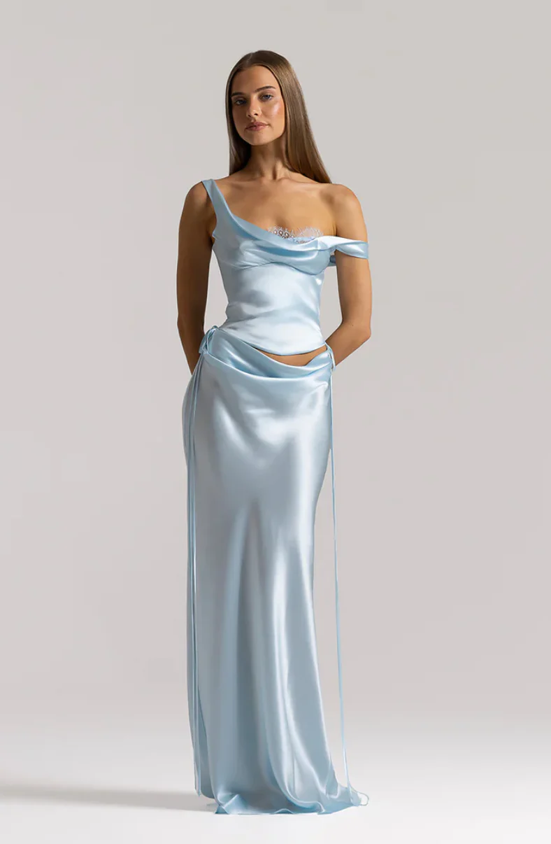Posy Top and Evelyn Skirt - Ice Blue - Image 3