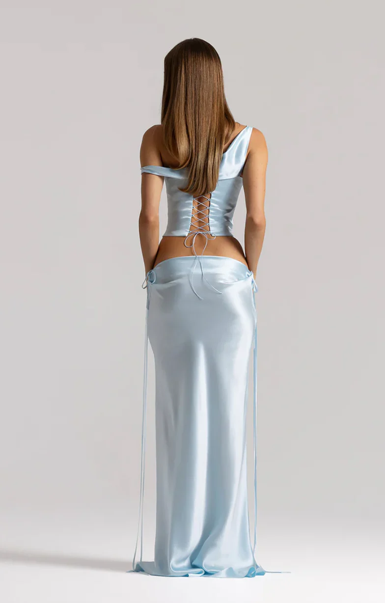 Posy Top and Evelyn Skirt - Ice Blue - Image 4