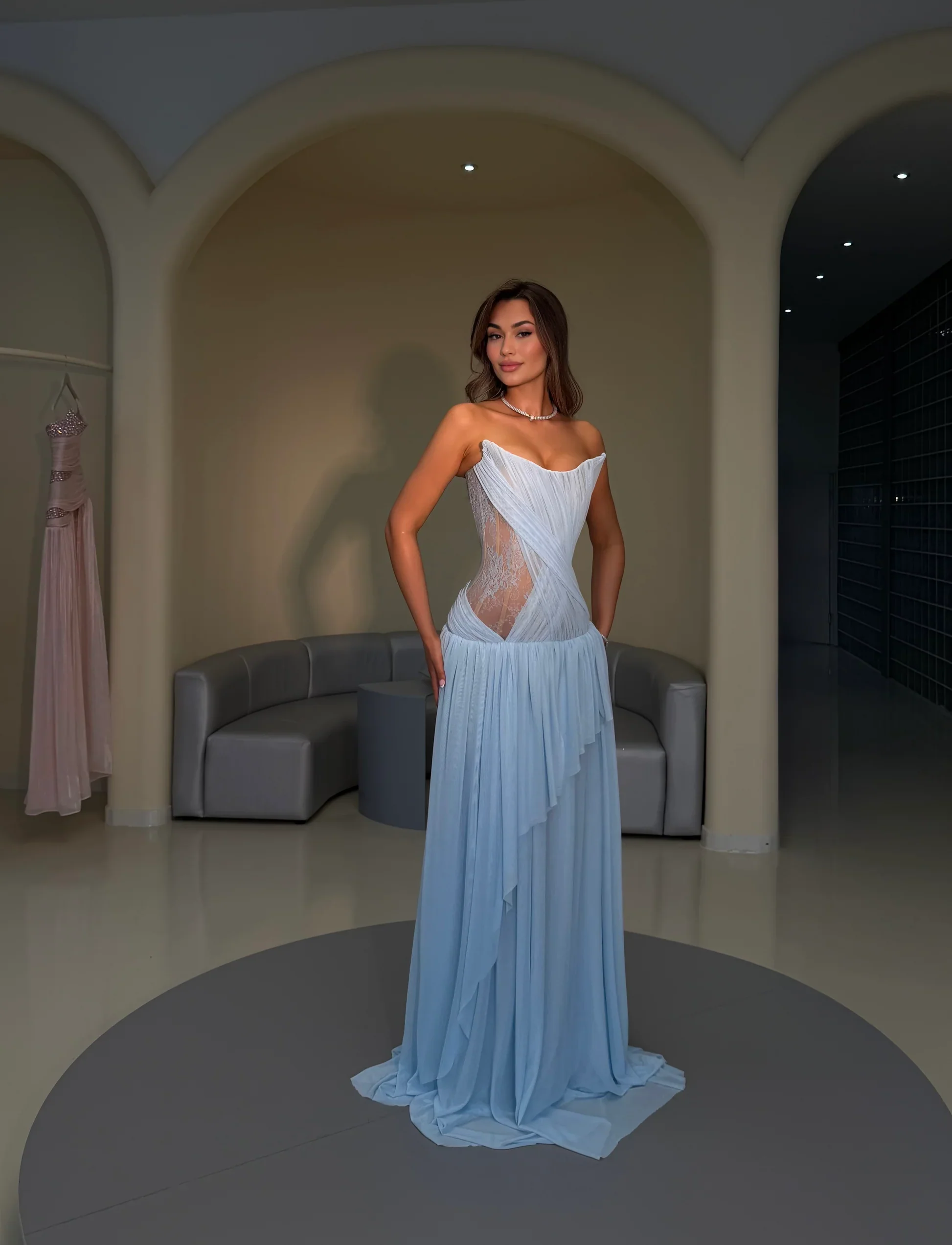 Elle Gown - Baby Blue - Image 5