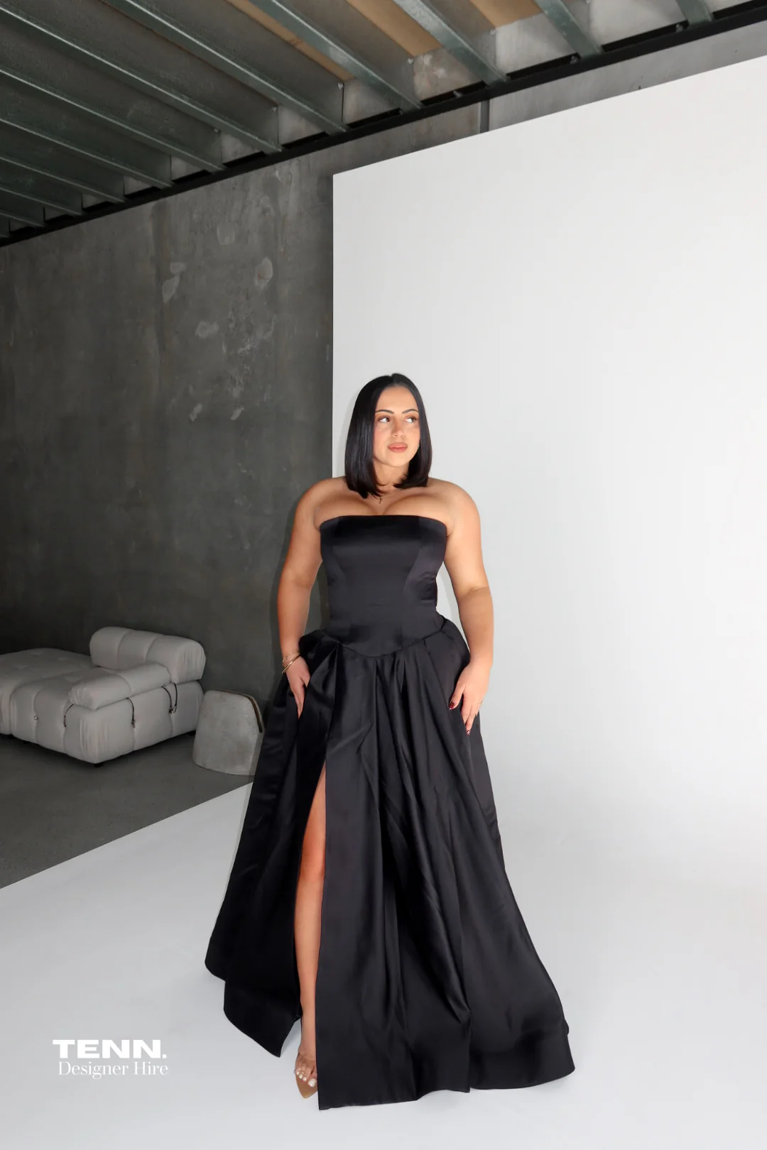 Elodie Gown - Black - Image 3