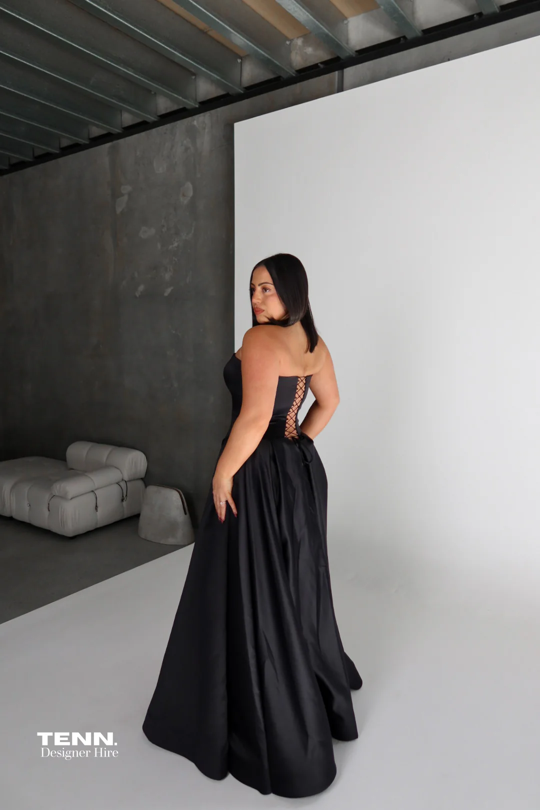 Elodie Gown - Black - Image 6