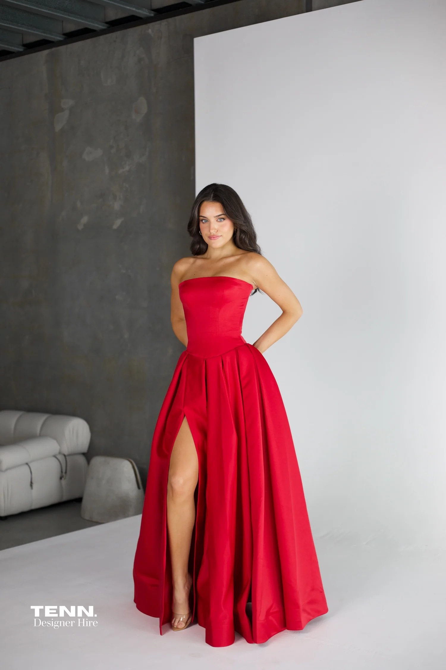 Elodie Gown - Red - Image 3