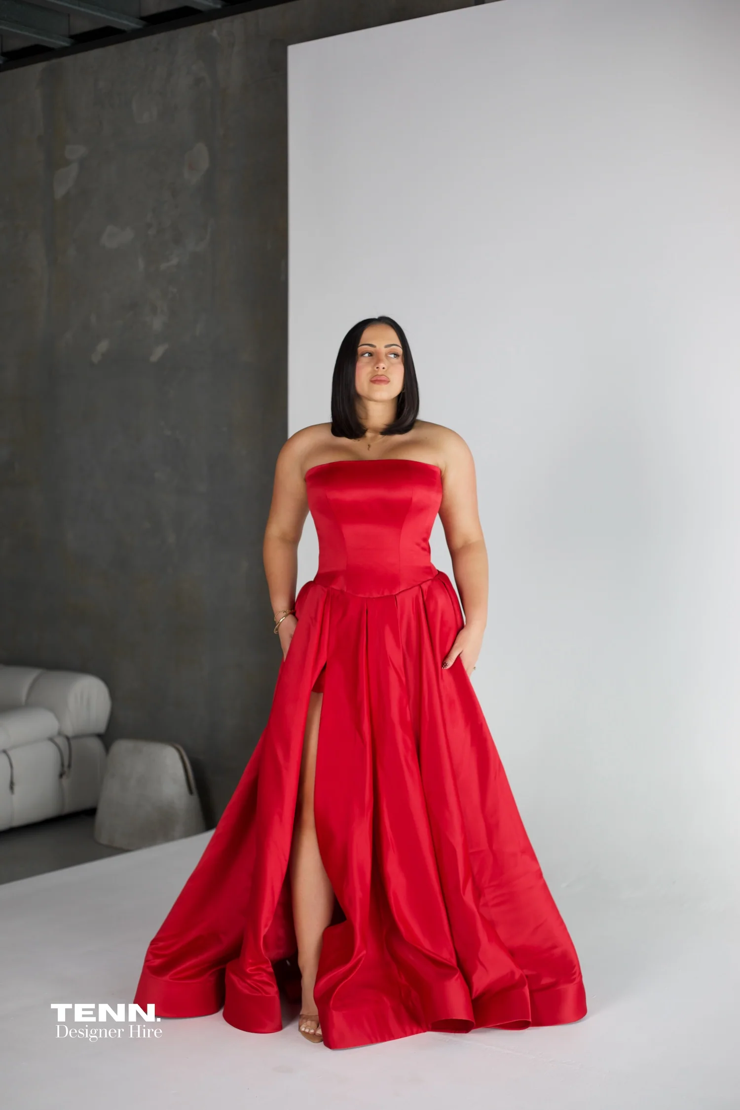 Elodie Gown - Red - Image 4
