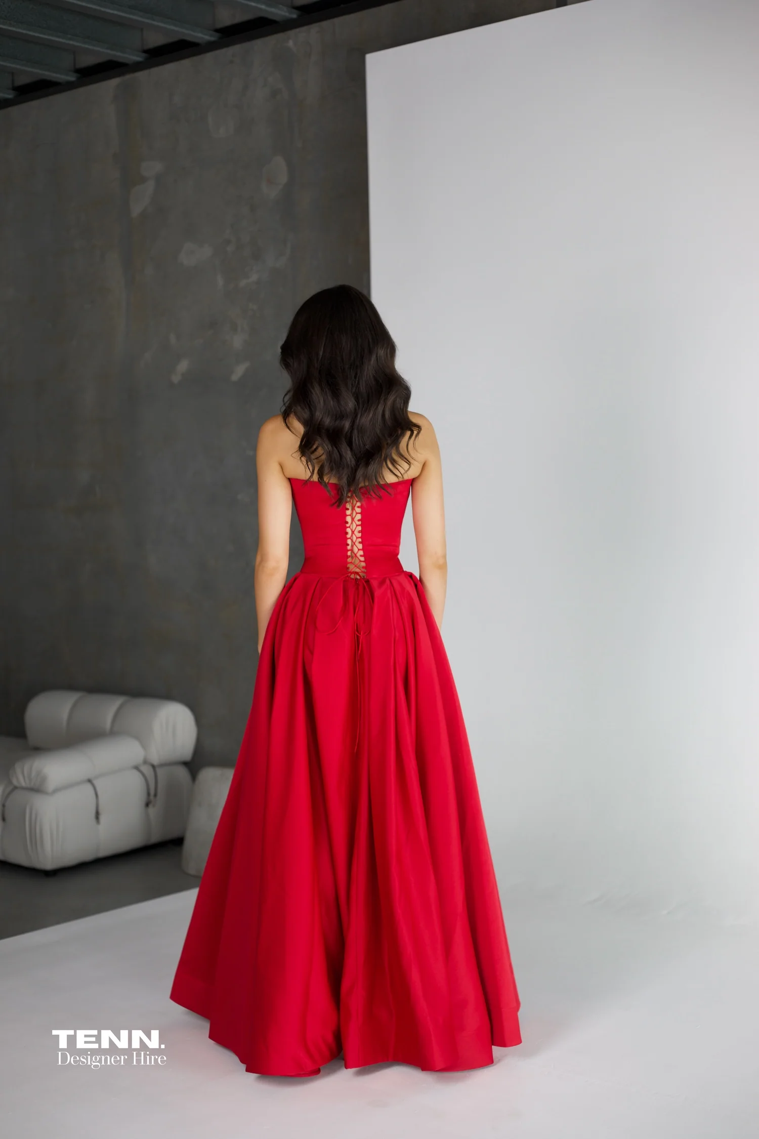 Elodie Gown - Red - Image 6