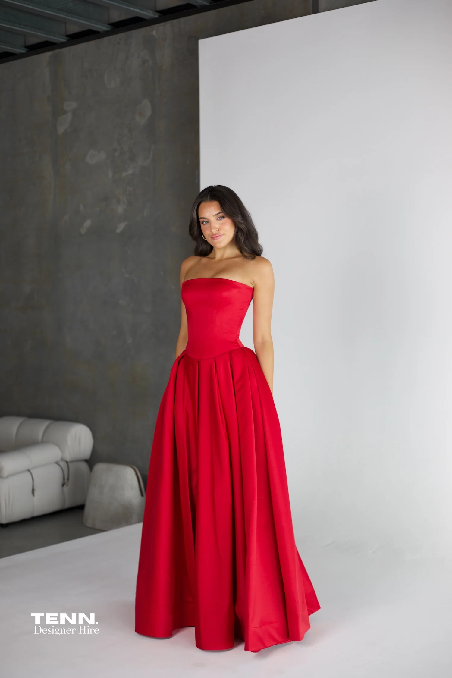 Elodie Gown - Red - Image 8