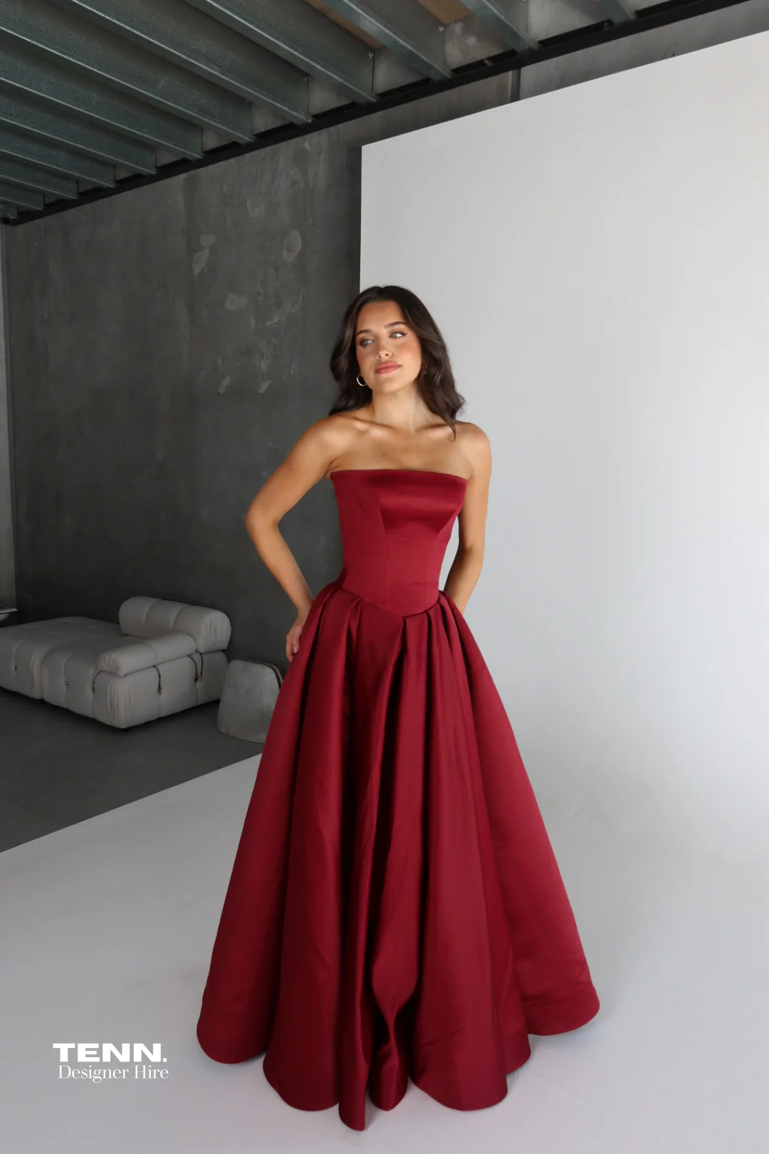 Elodie Gown - Wine - Image 4
