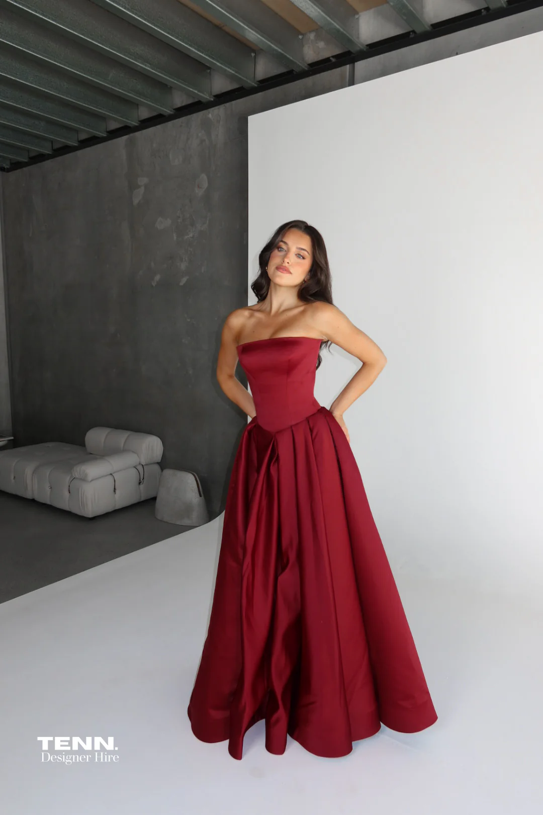 Elodie Gown - Wine - Image 6