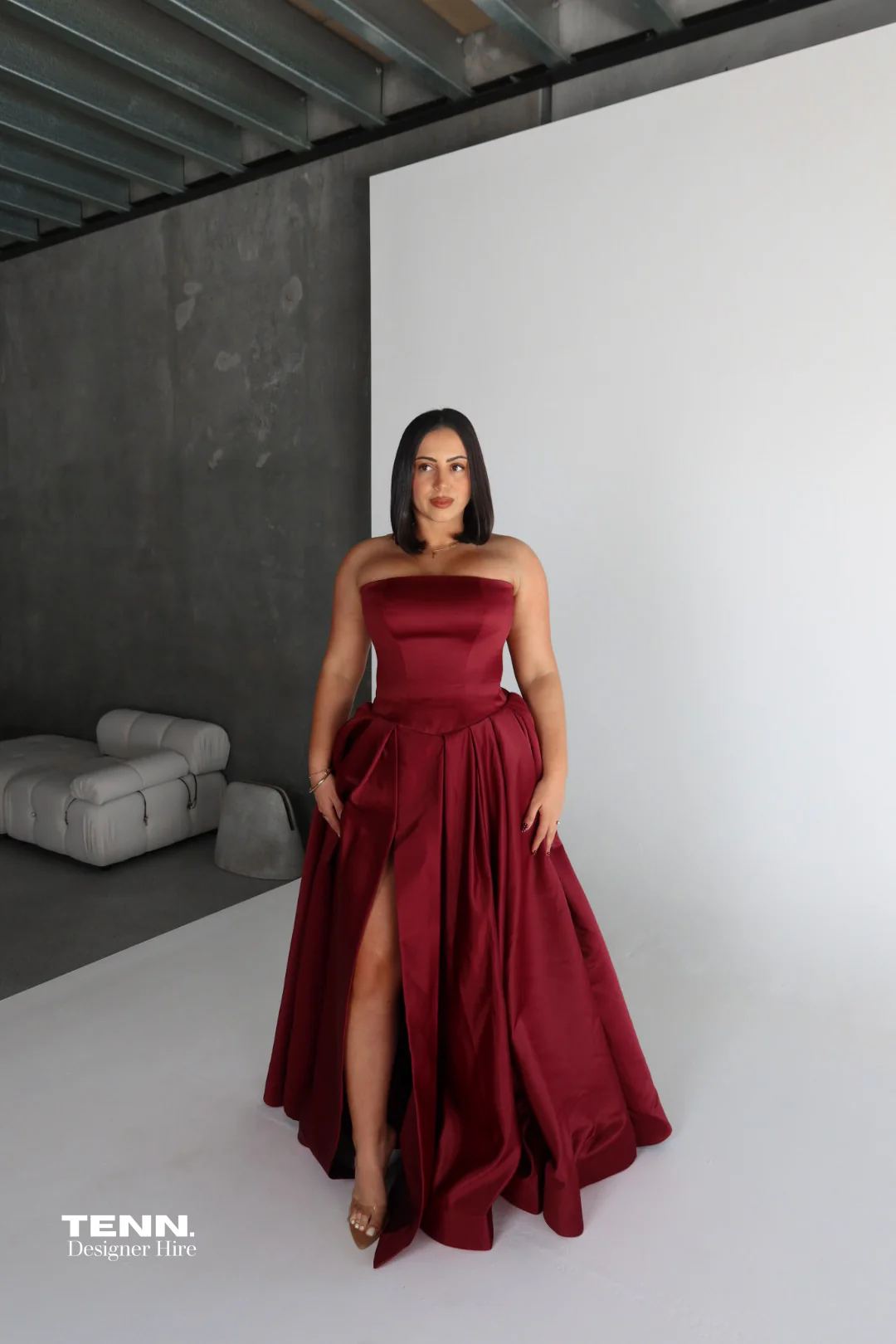 Elodie Gown - Wine - Image 7