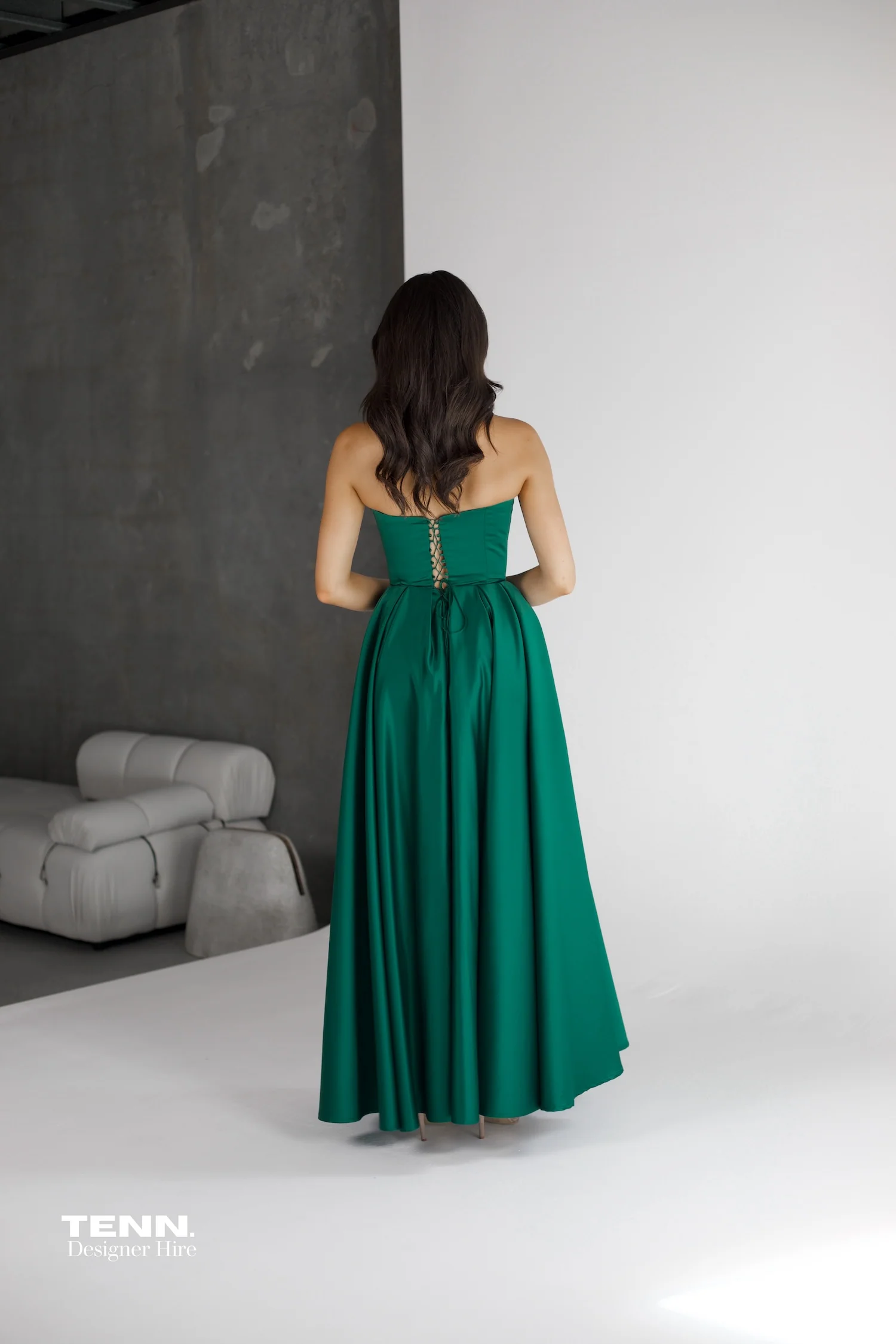 Alessia Gown - Emerald - Image 3