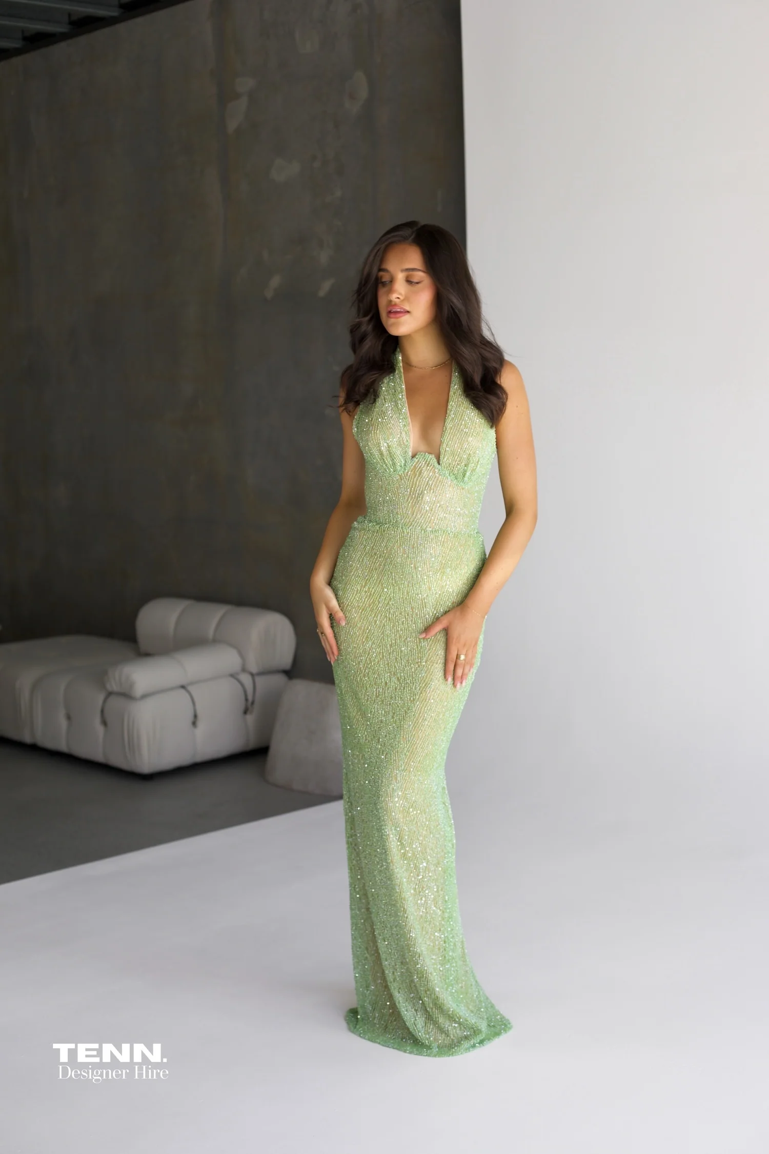 Enchanted Corset Gown - Emerald - Image 4