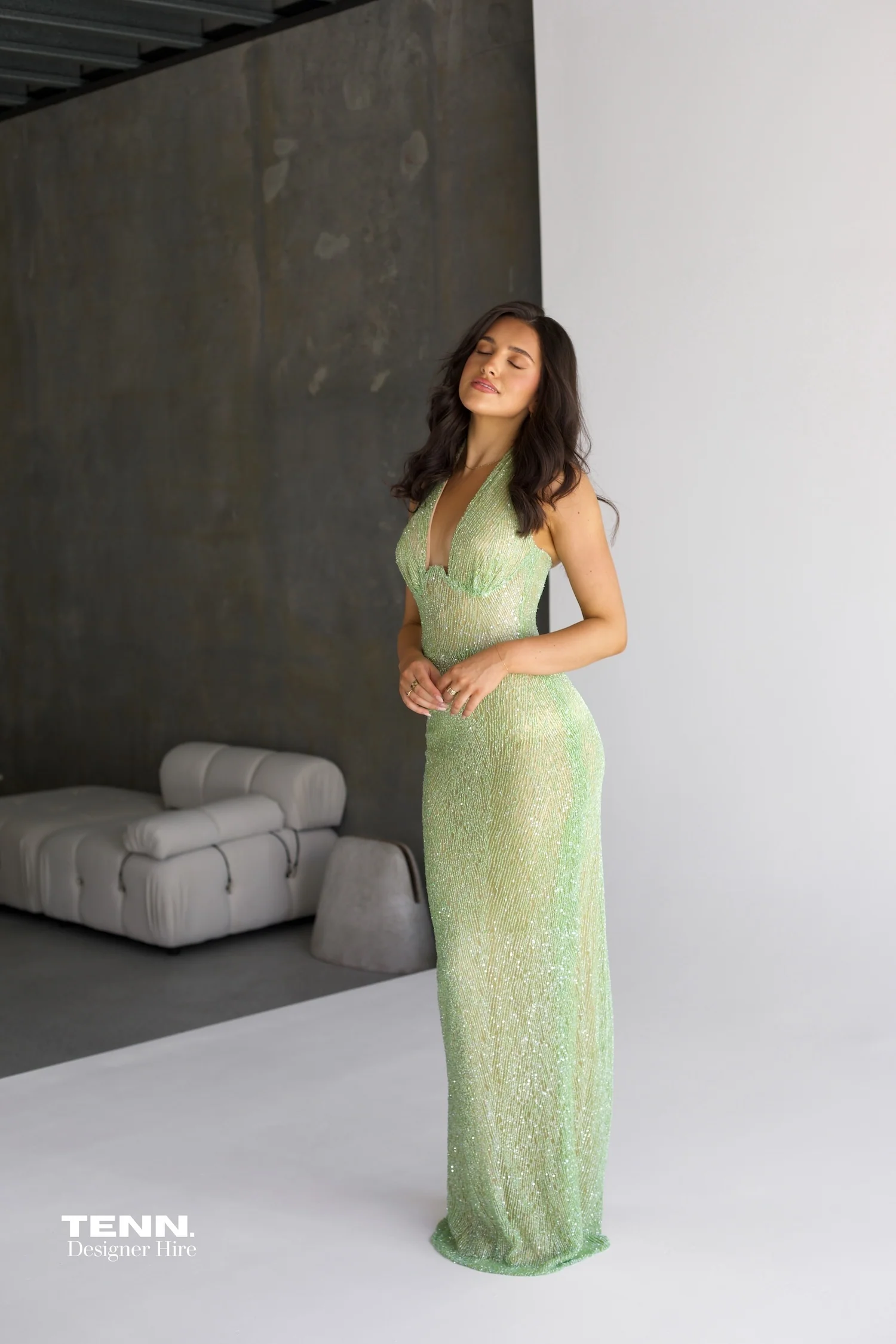 Enchanted Corset Gown - Emerald - Image 8
