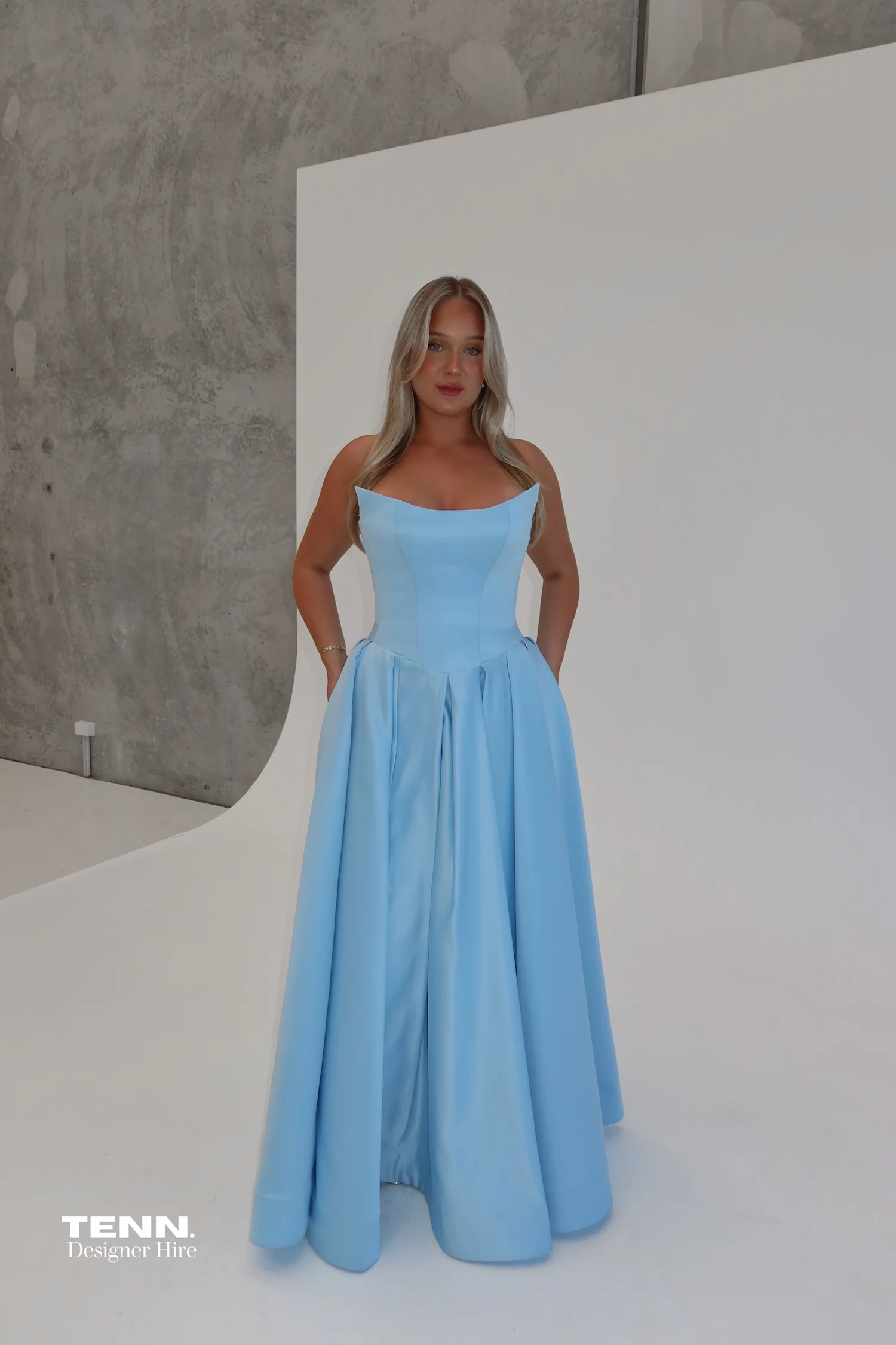 Gabriella Gown - Light Blue - Image 3