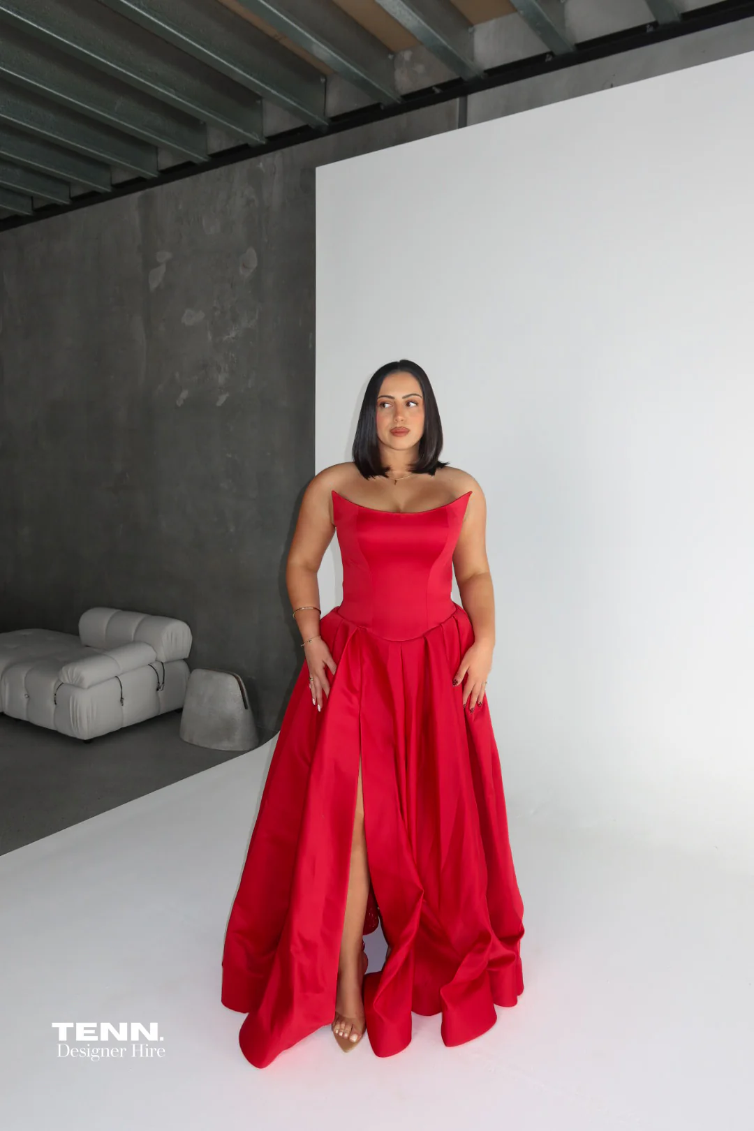 Gabriella Gown - Red - Image 3