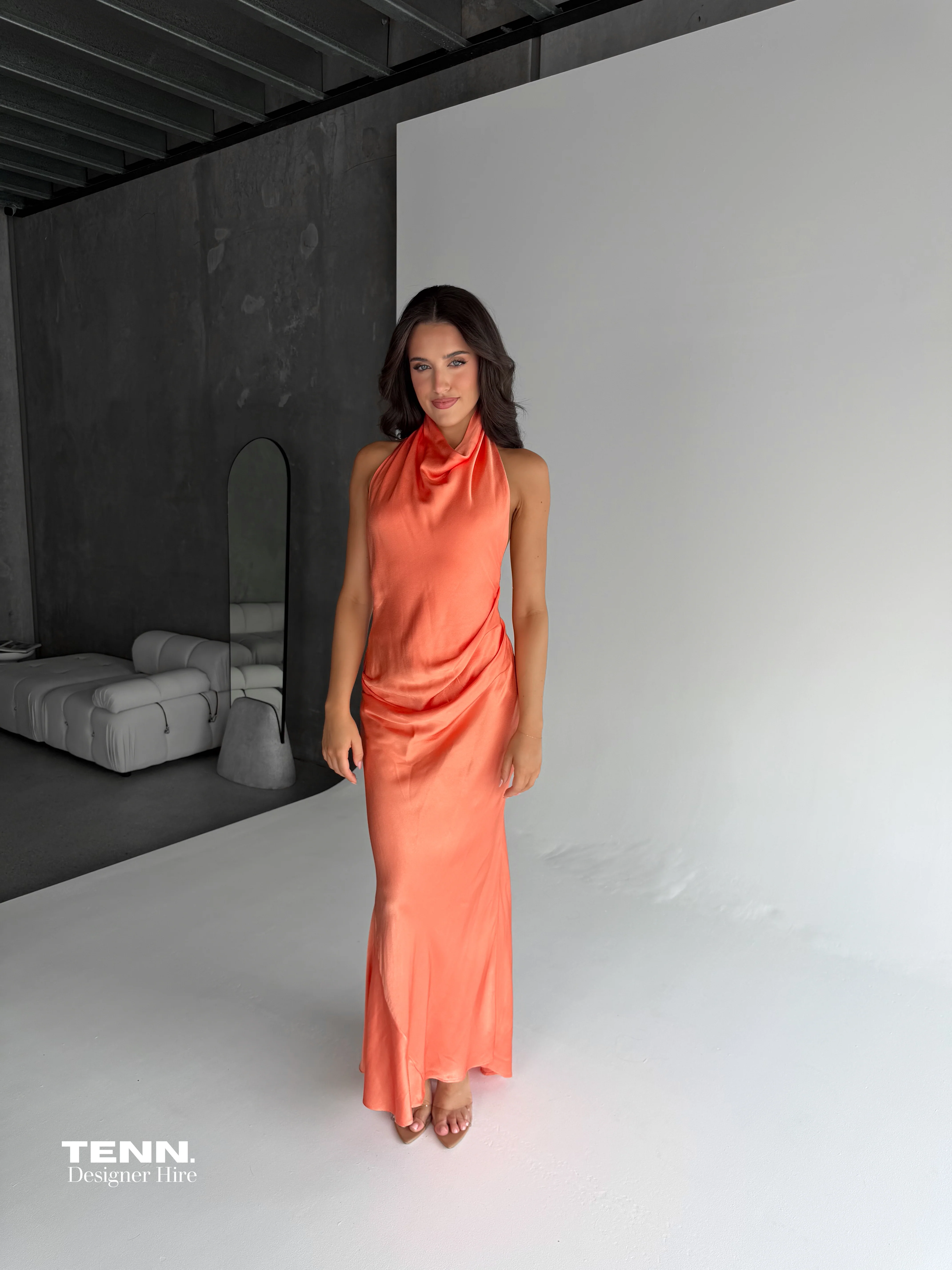 Gaia Dress - Papaya - Image 2