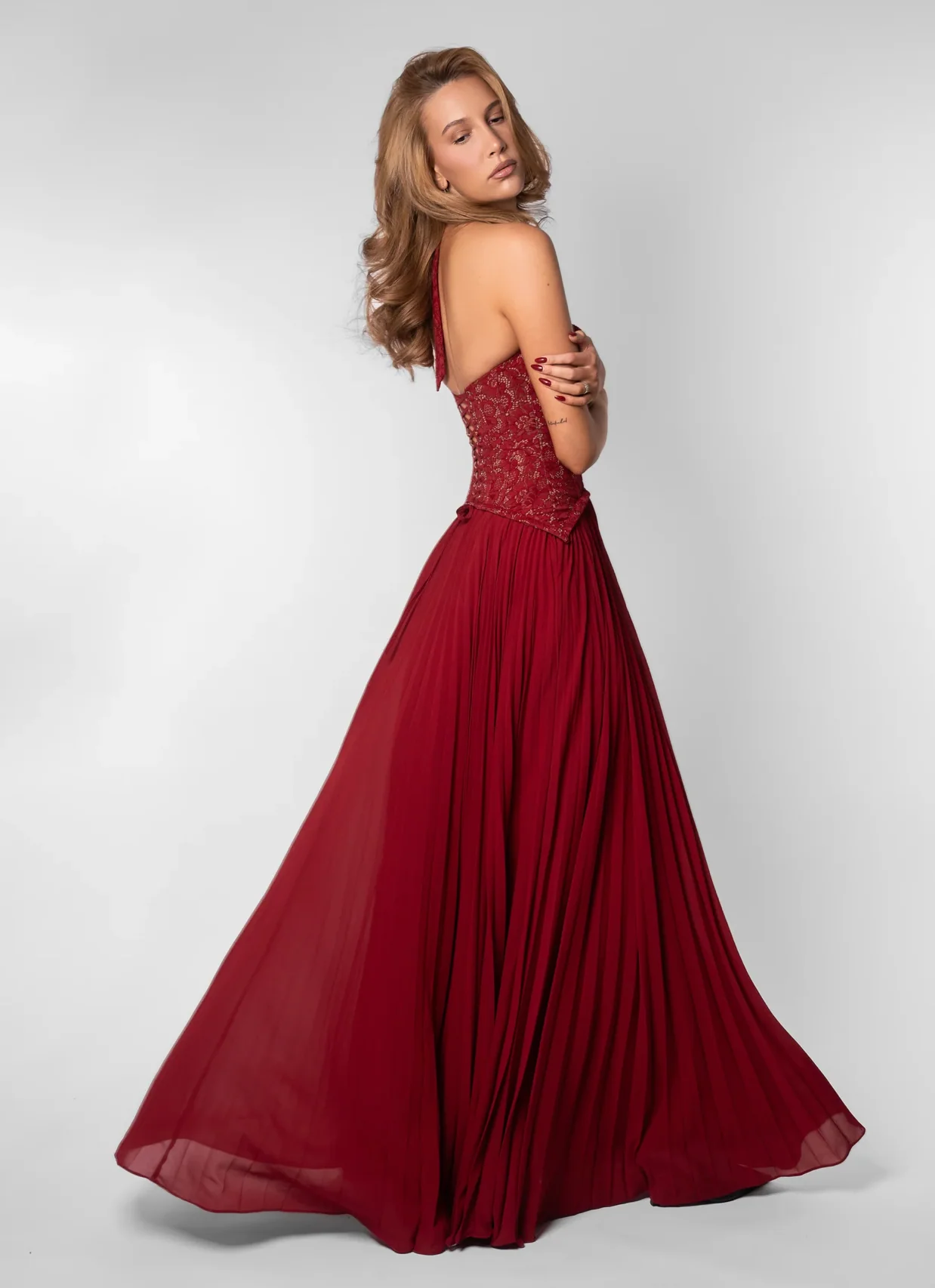 Fenity Gaia Dress - Red - Image 6