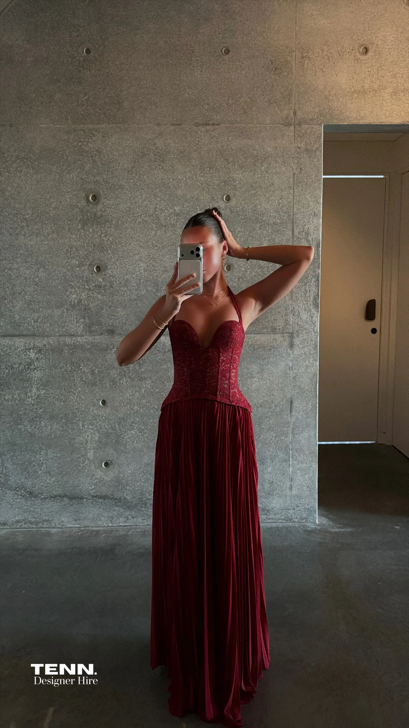 Fenity Gaia Dress - Red - Image 8