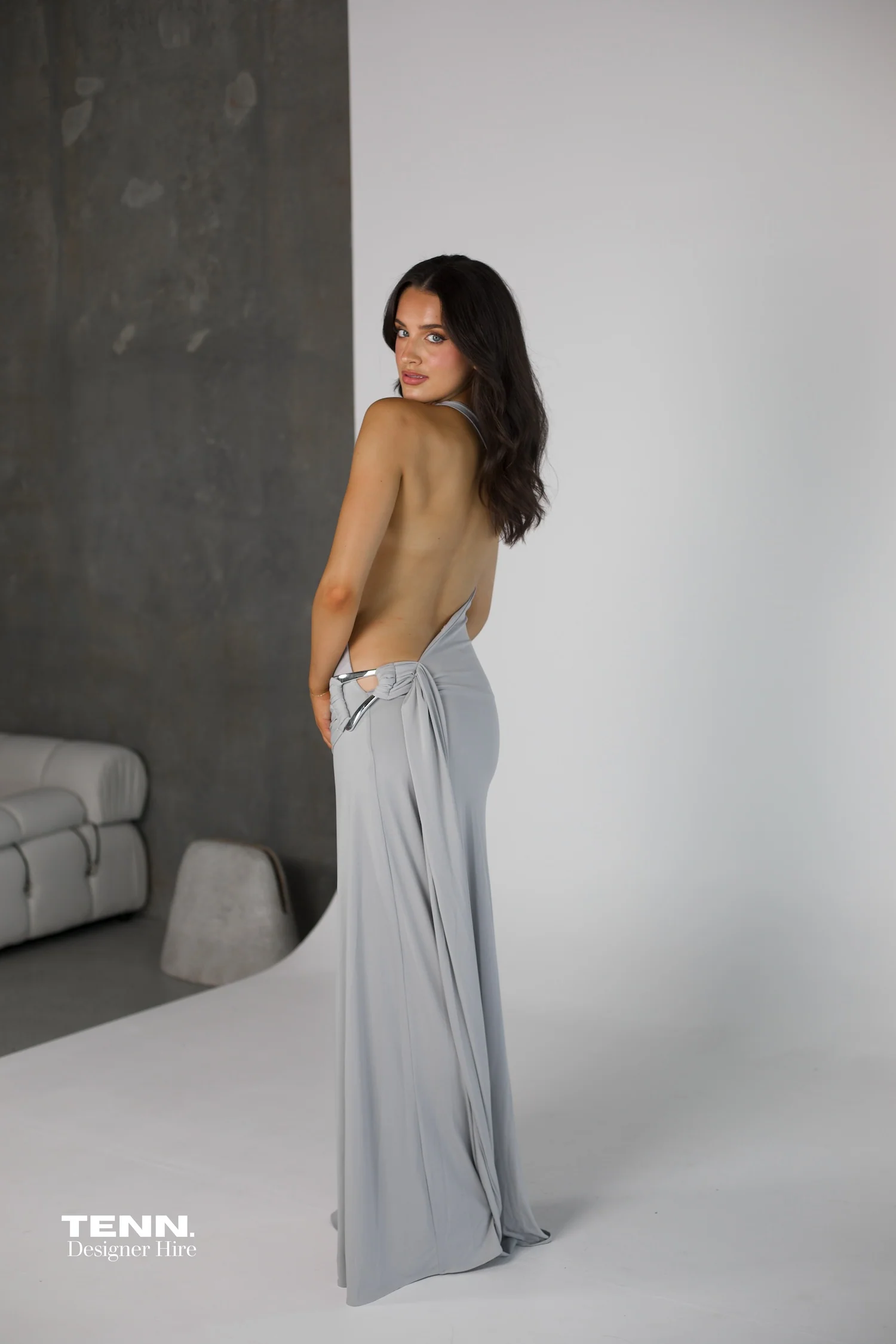 Gaia Gown - Grey - Image 4