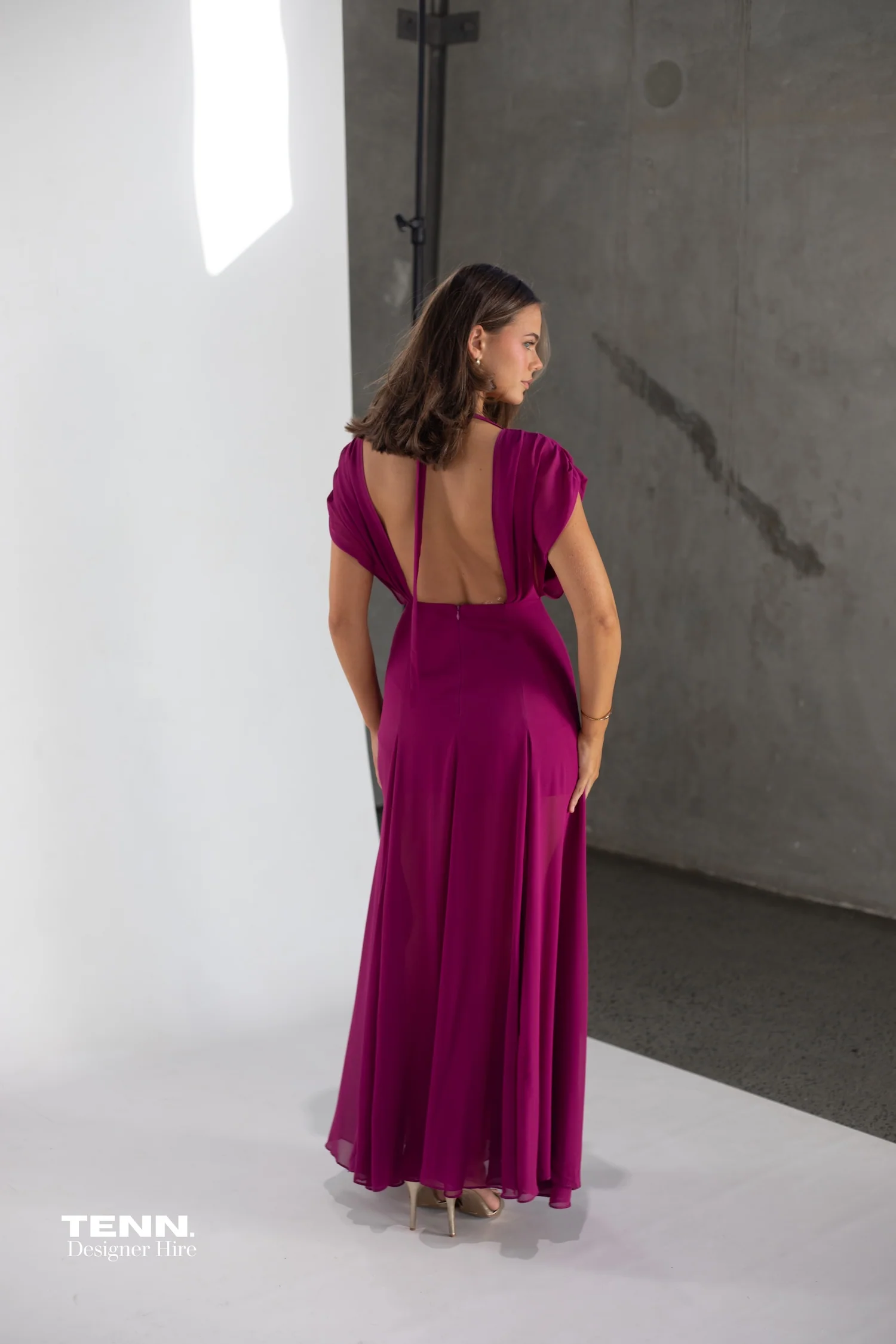 Gia Dress - Fuchsia - Image 4