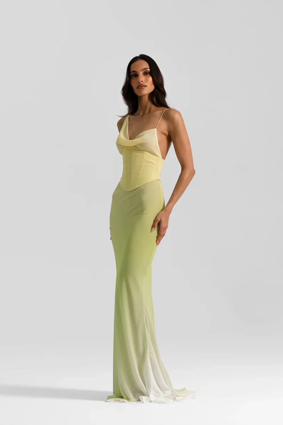Hallie Gown - Citrus - Image 3