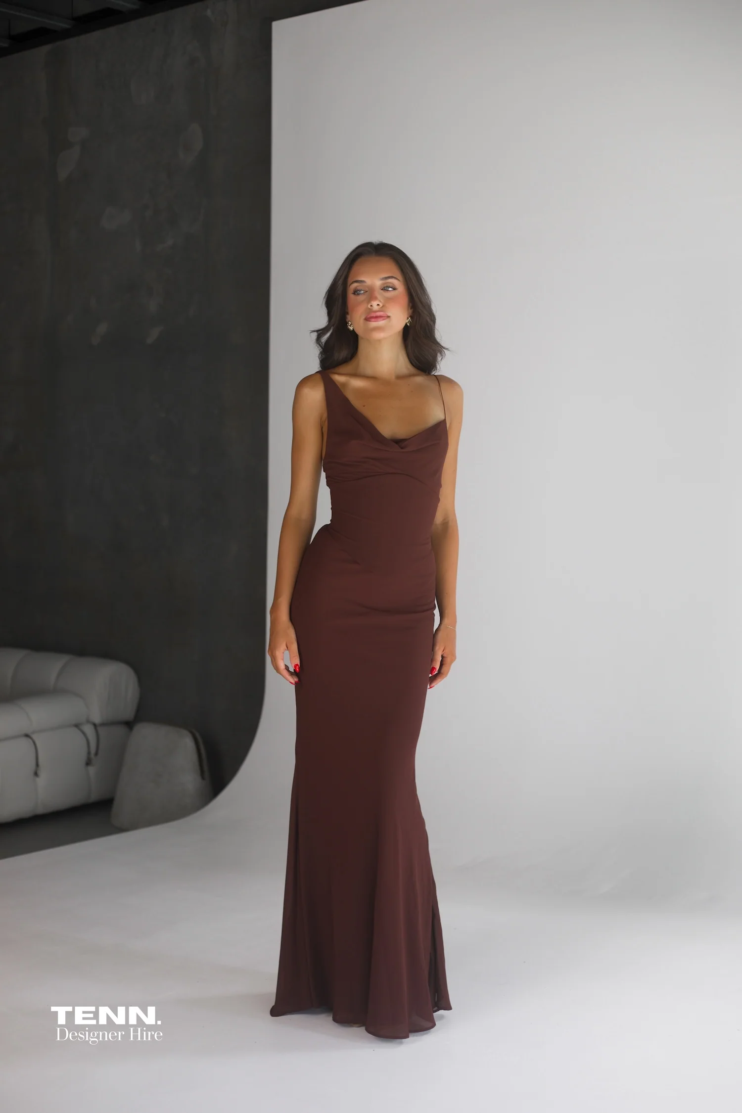 Hallie Gown - Espresso